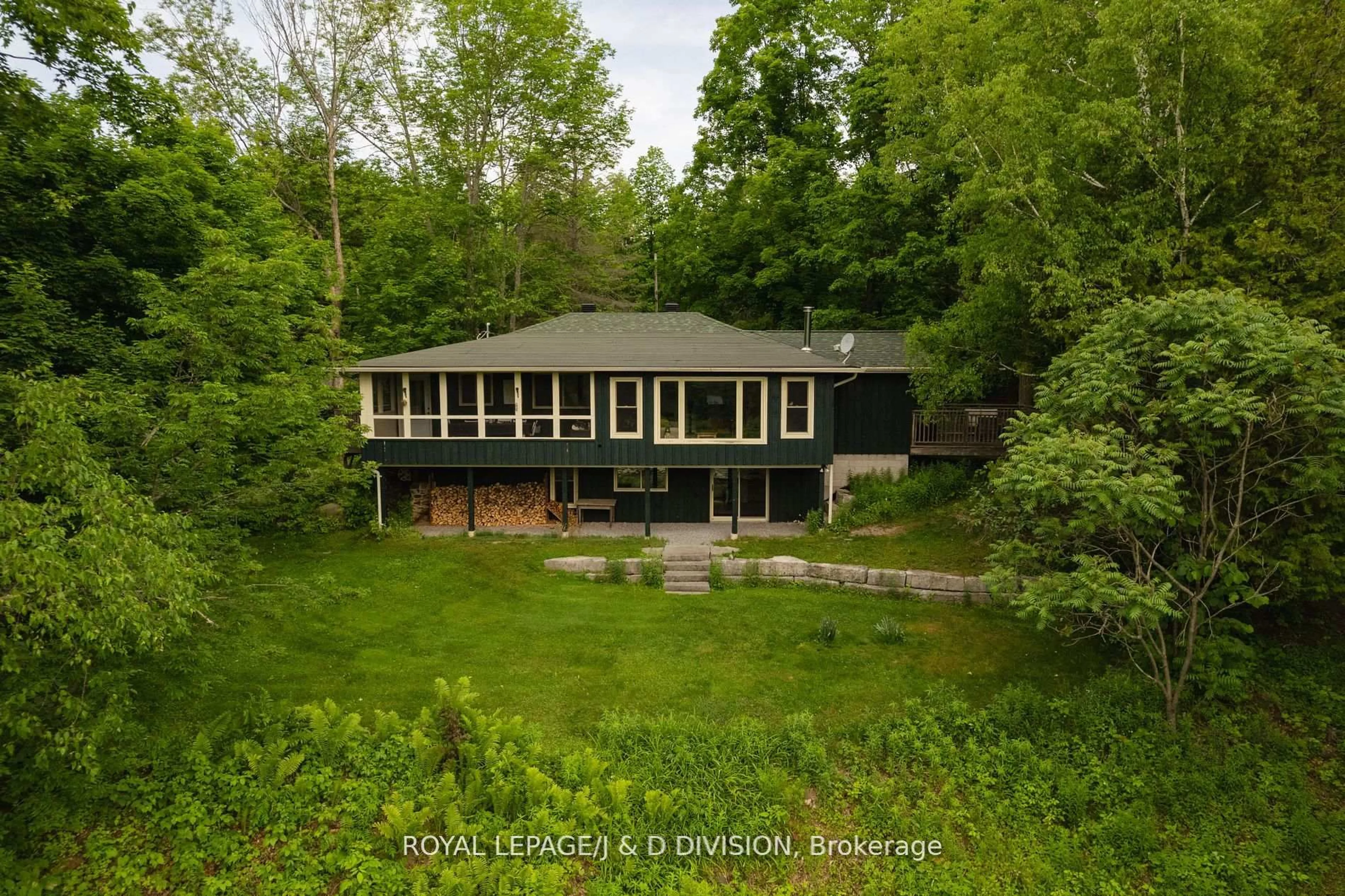 A pic from outside/outdoor area/front of a property/back of a property/a pic from drone, unknown for 50 Fire Route 10B N/A, North Kawartha Ontario K0L 3E0
