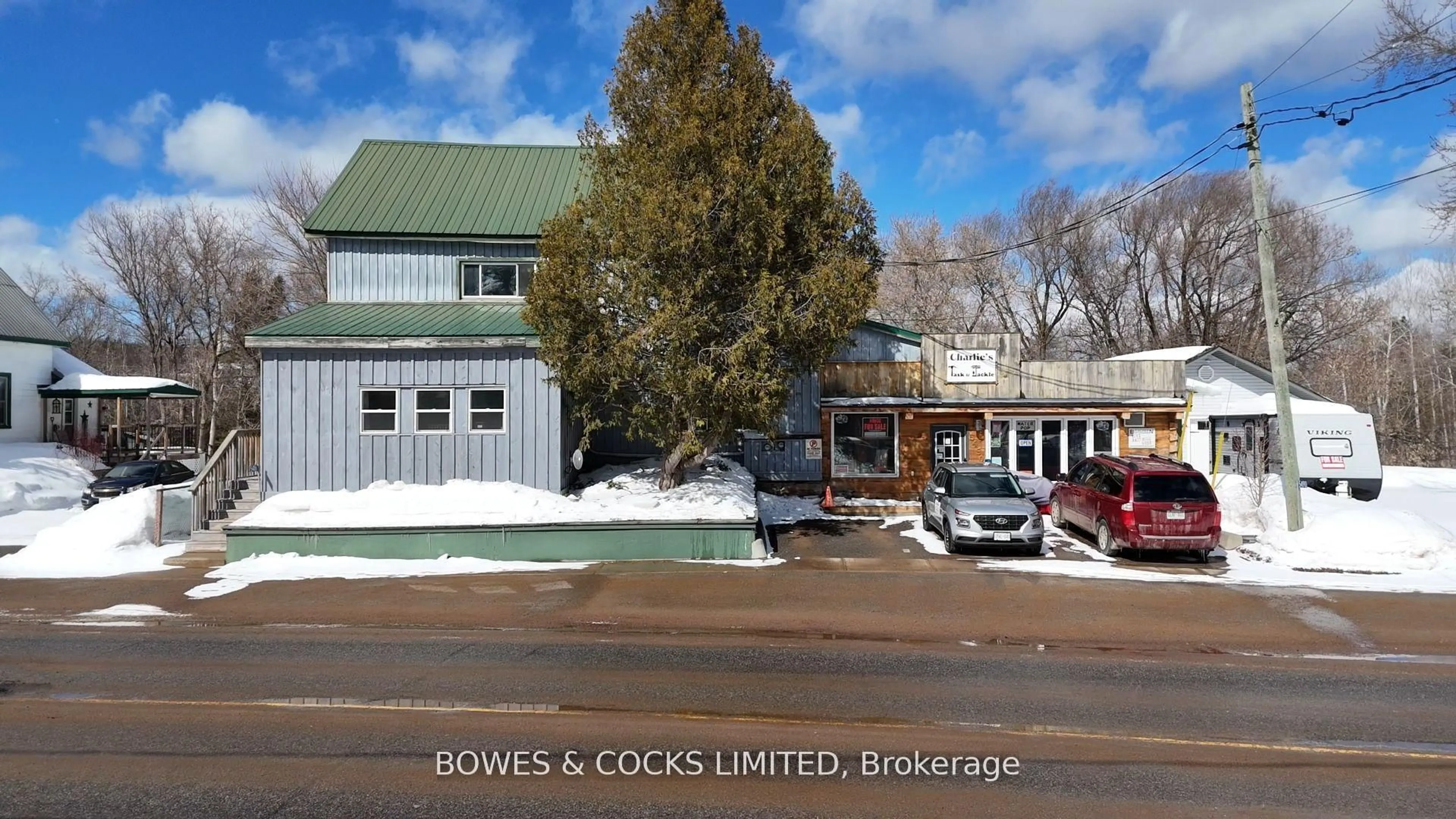 A pic from outside/outdoor area/front of a property/back of a property/a pic from drone, unknown for 5490 Highway 620 N/A, Coe Hill Ontario K0L 1P0