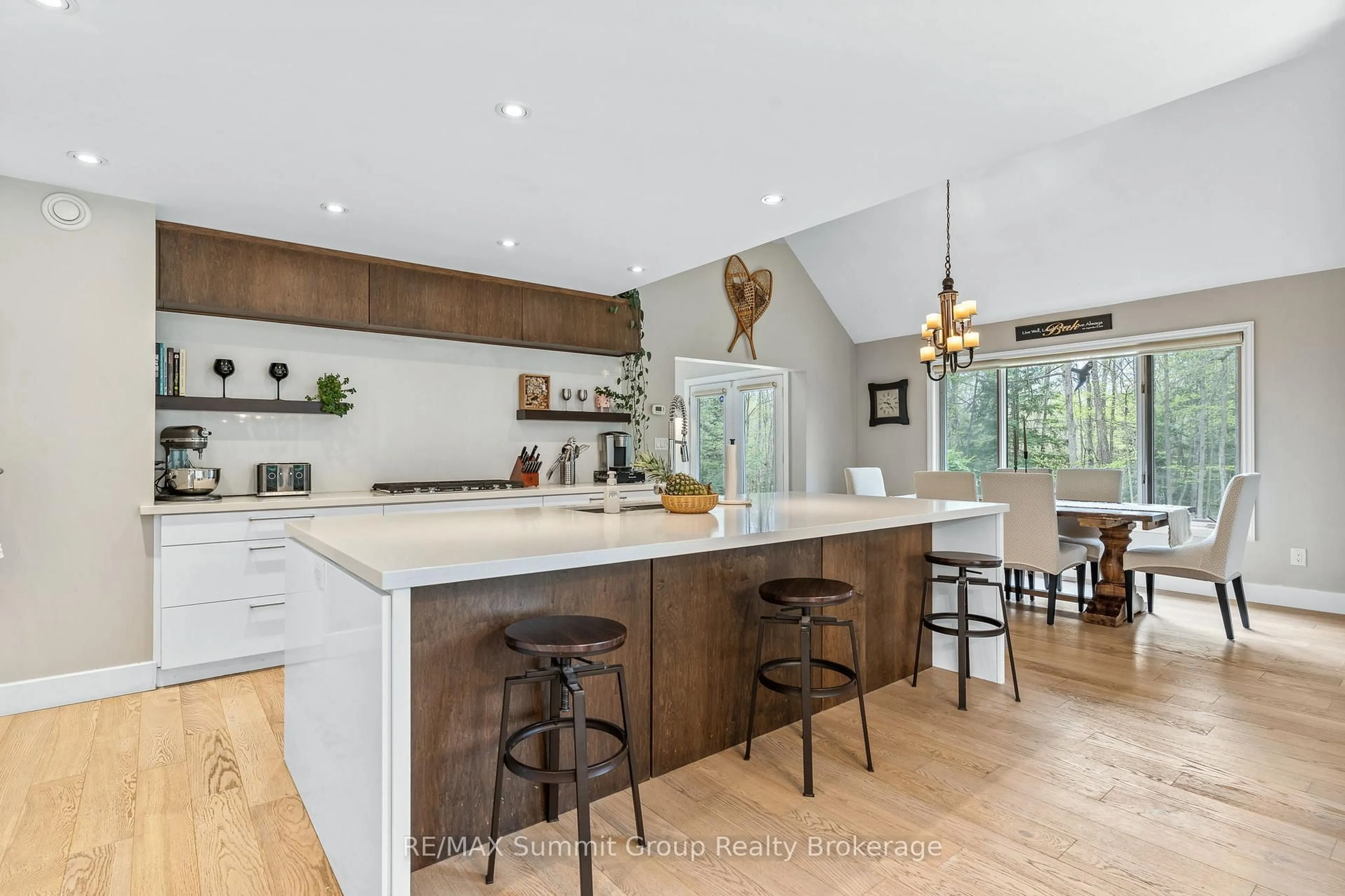 Open concept kitchen, wood/laminate floor for 494119 Baptist Church Rd, West Grey Ontario N0C 1H0