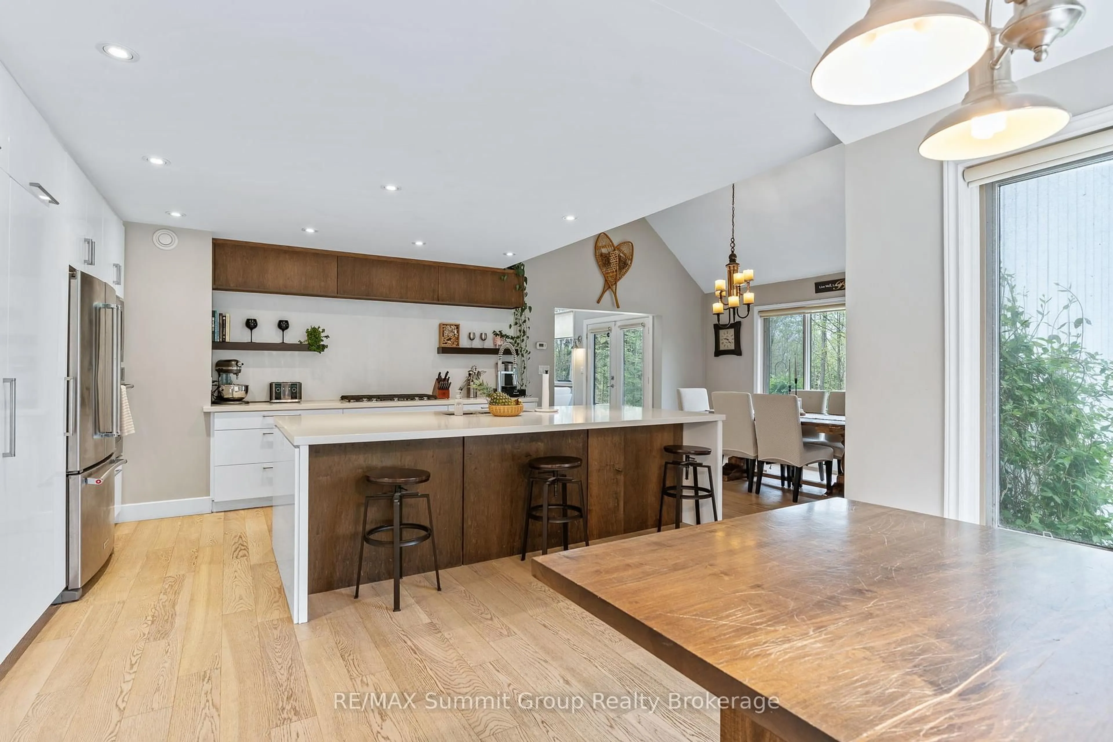 Open concept kitchen, wood/laminate floor for 494119 Baptist Church Rd, West Grey Ontario N0C 1H0