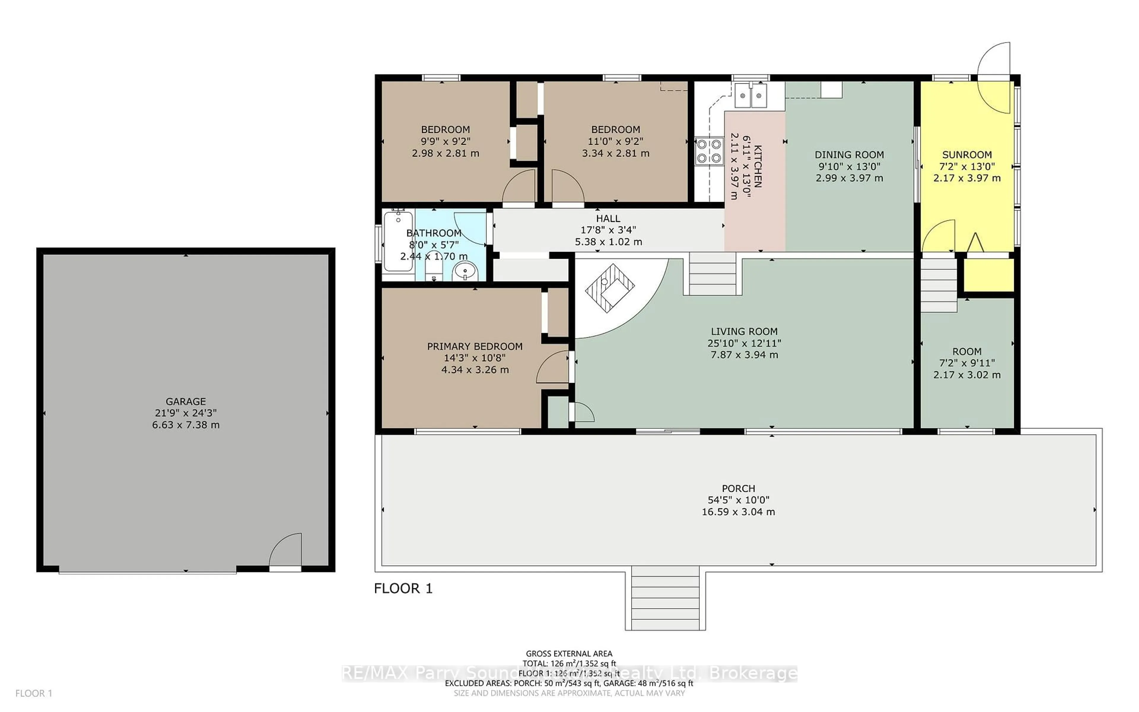 Floor plan for 33 Houston Lane, Seguin Ontario P2A 0B2