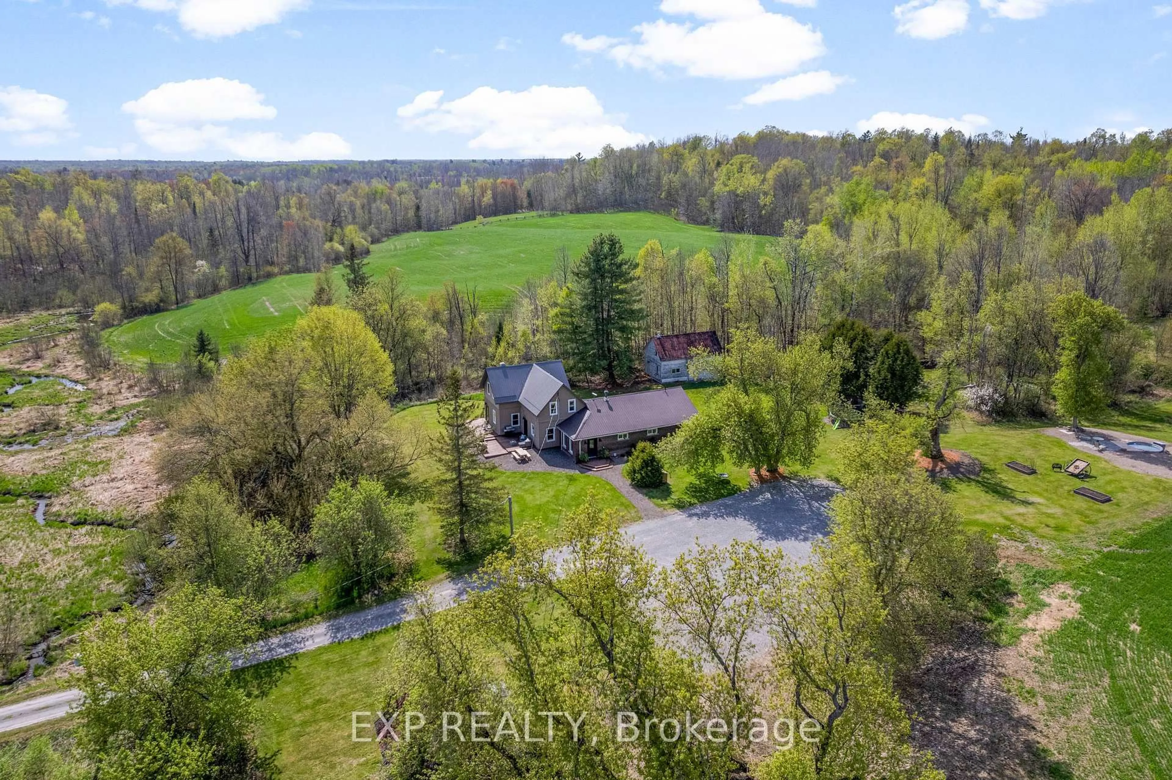A pic from outside/outdoor area/front of a property/back of a property/a pic from drone, unknown for 1724B Kohlsmith Rd, Cobden Ontario K0J 1K0