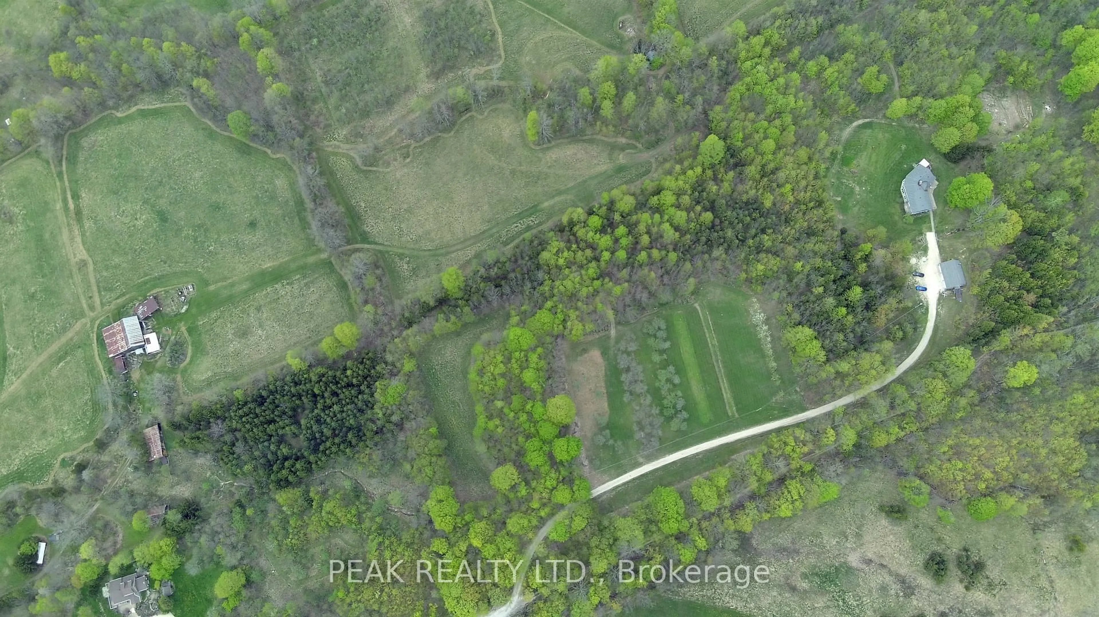 A pic from outside/outdoor area/front of a property/back of a property/a pic from drone, forest/trees view for 546299 Sideroad 4B, Grey Highlands Ontario N0C 1G0