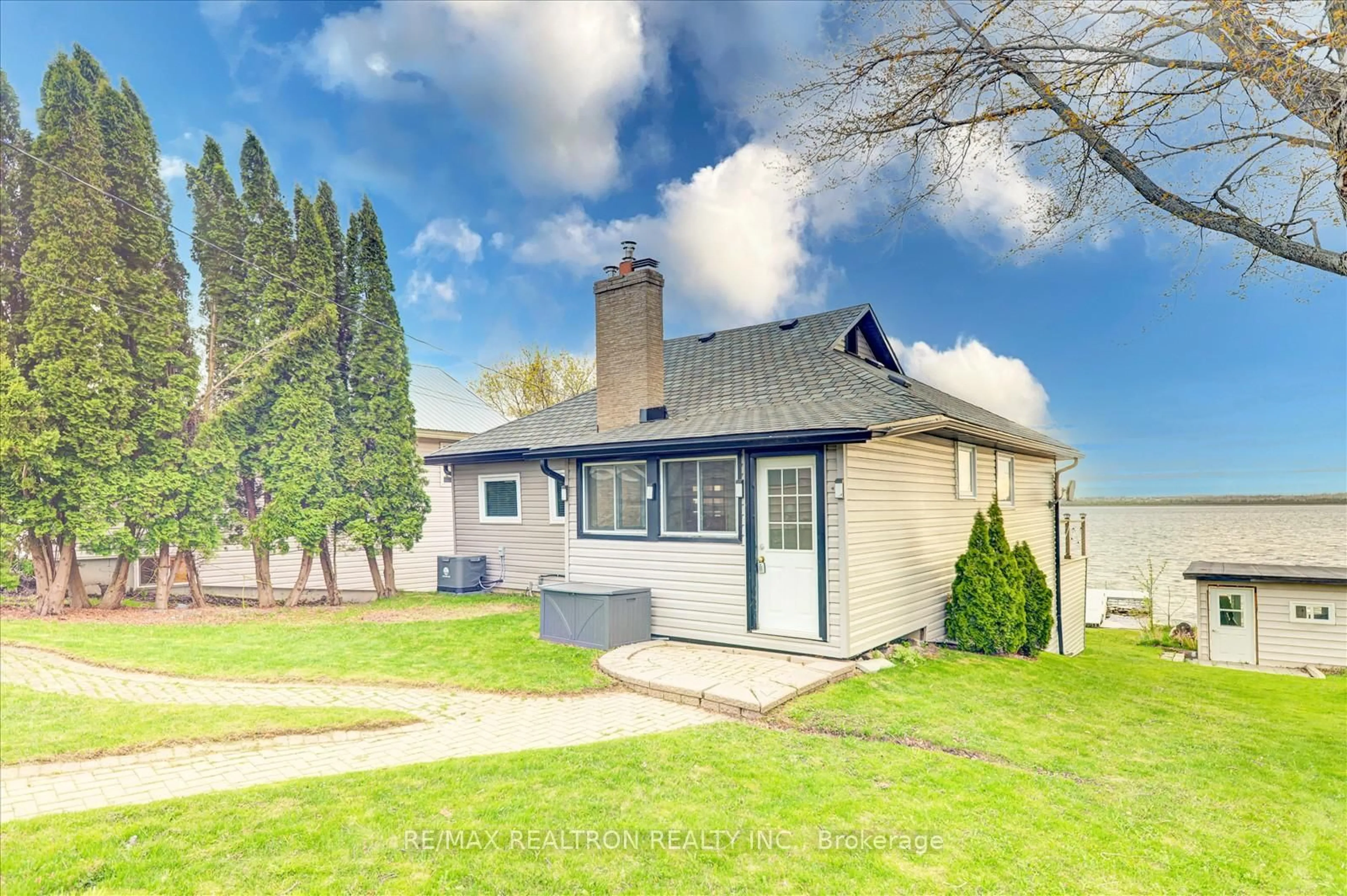 Home with vinyl exterior material, street for 213 Snug Harbour Rd, Kawartha Lakes Ontario K9V 4R6