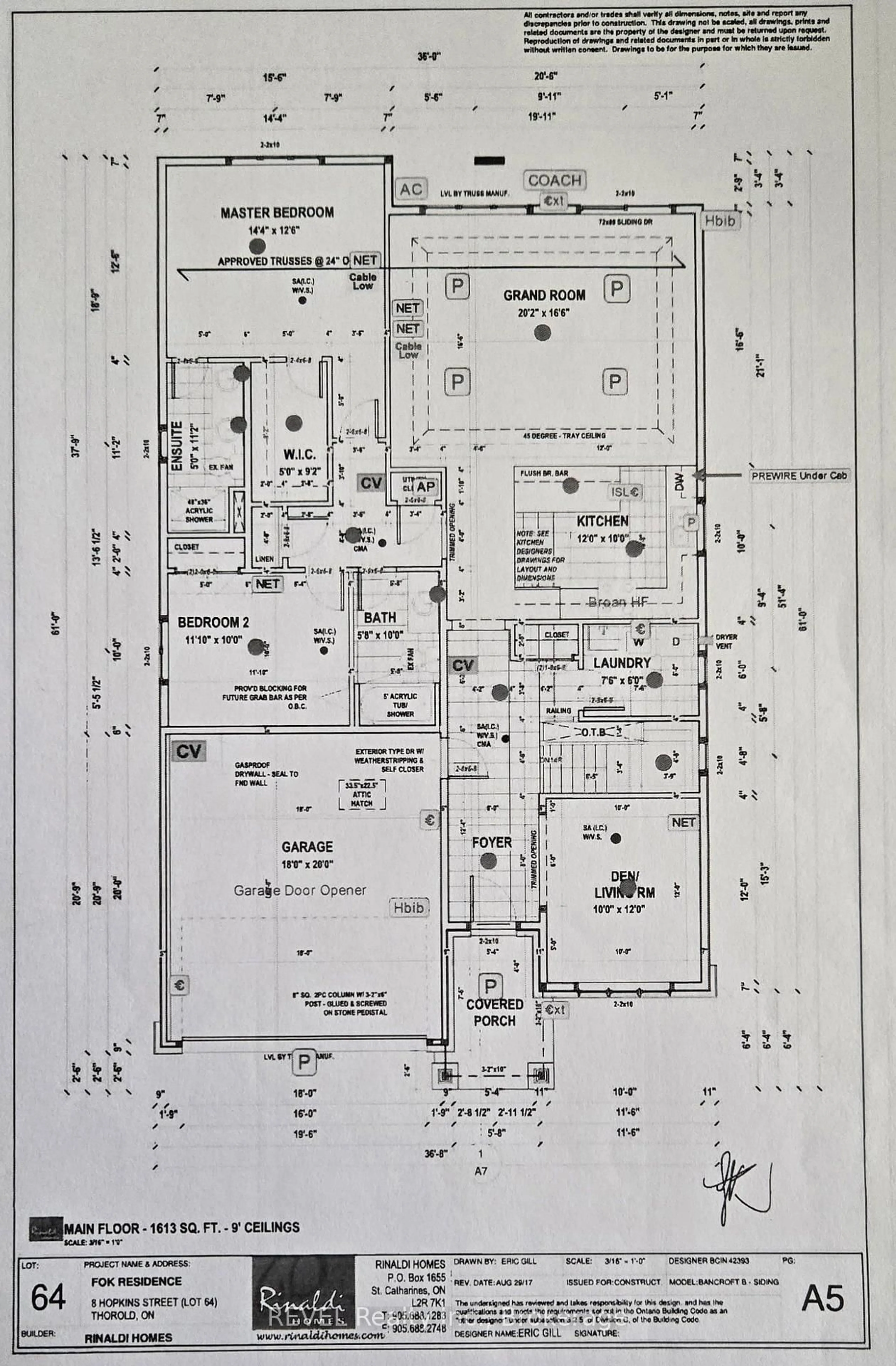Floor plan for 8 Hopkins St, Thorold Ontario L2V 0E6