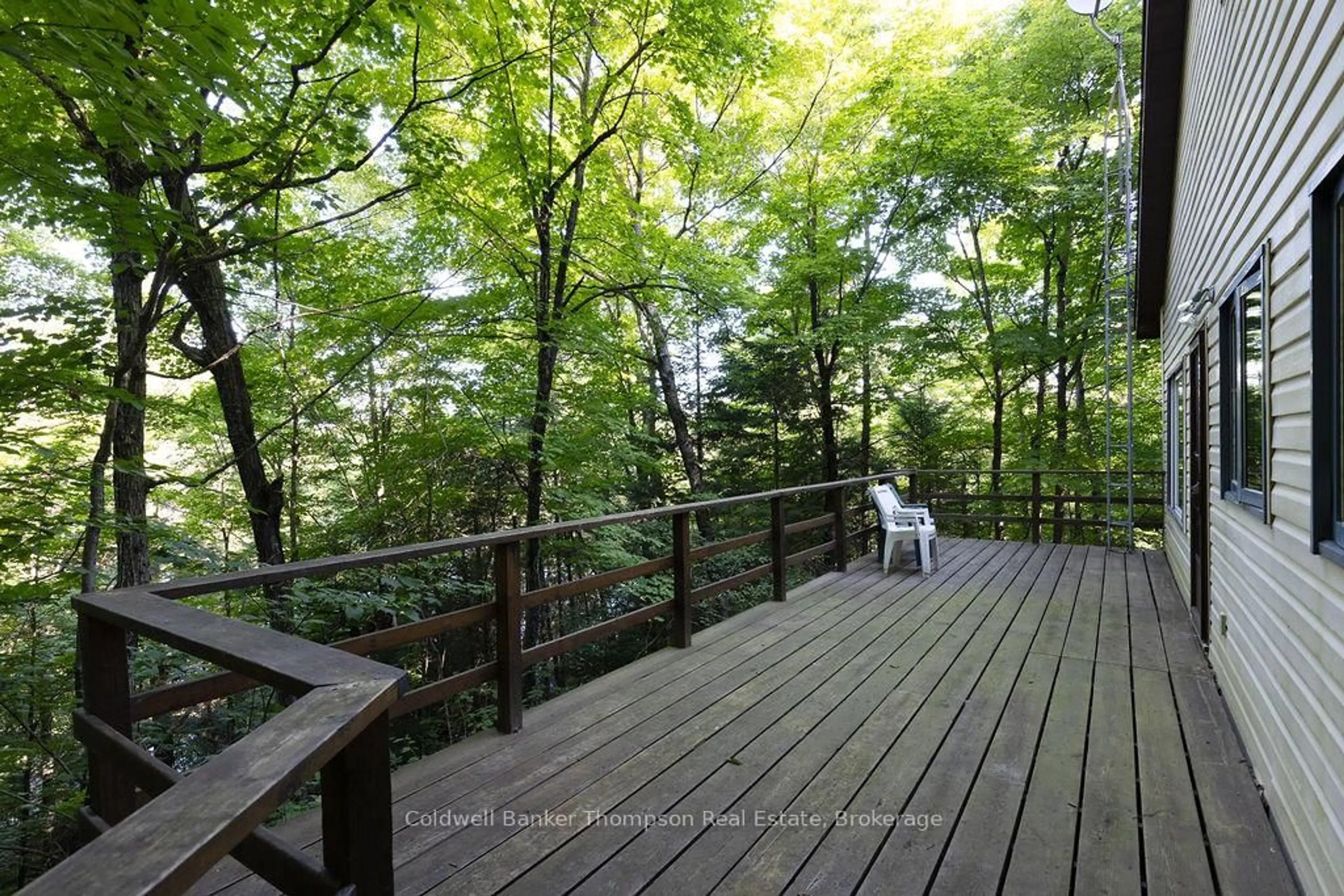 Patio, forest/trees view for 22 Frank Lane, Perry Ontario P0A 1J0