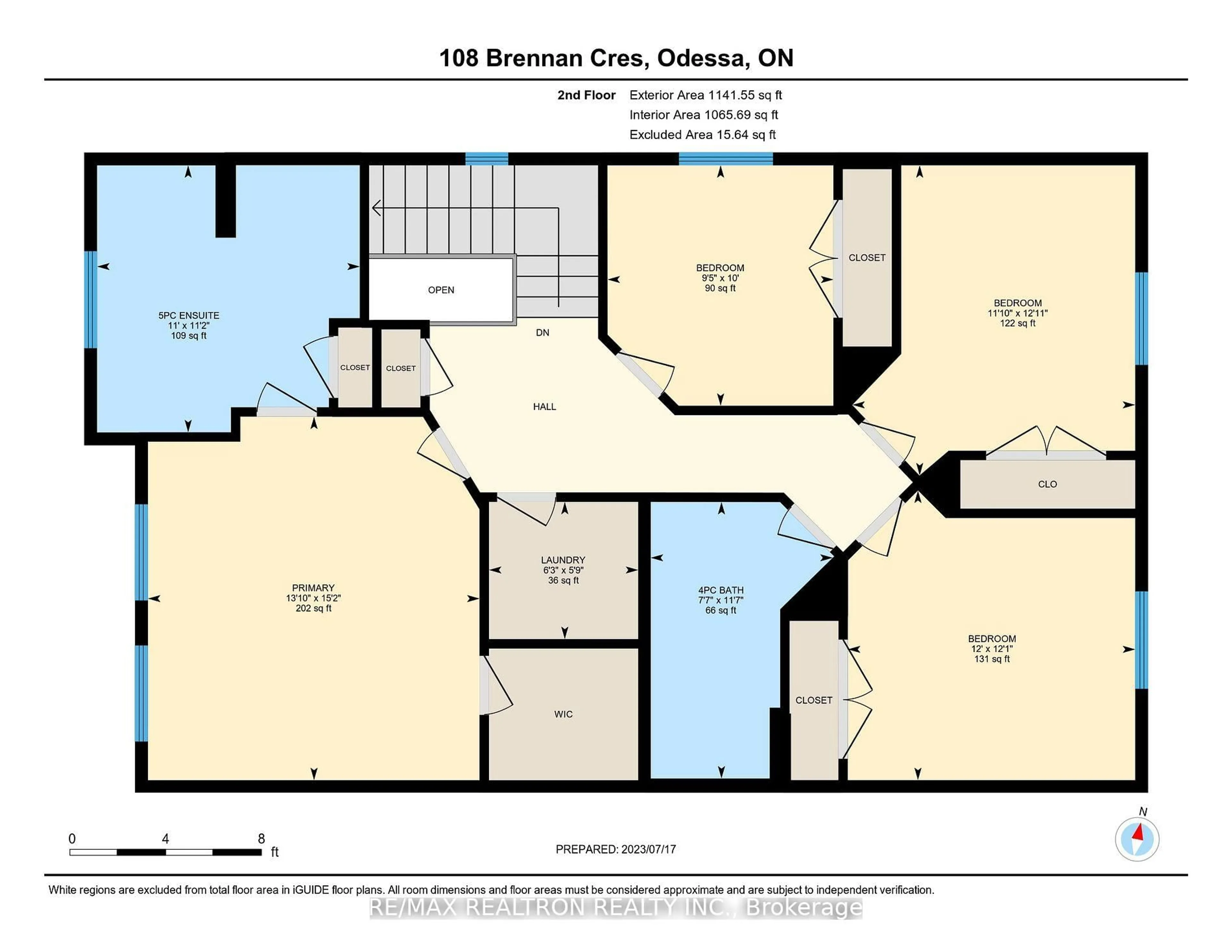 Floor plan for 108 Brennan Cres, Bissett Creek Ontario K0H 2H0
