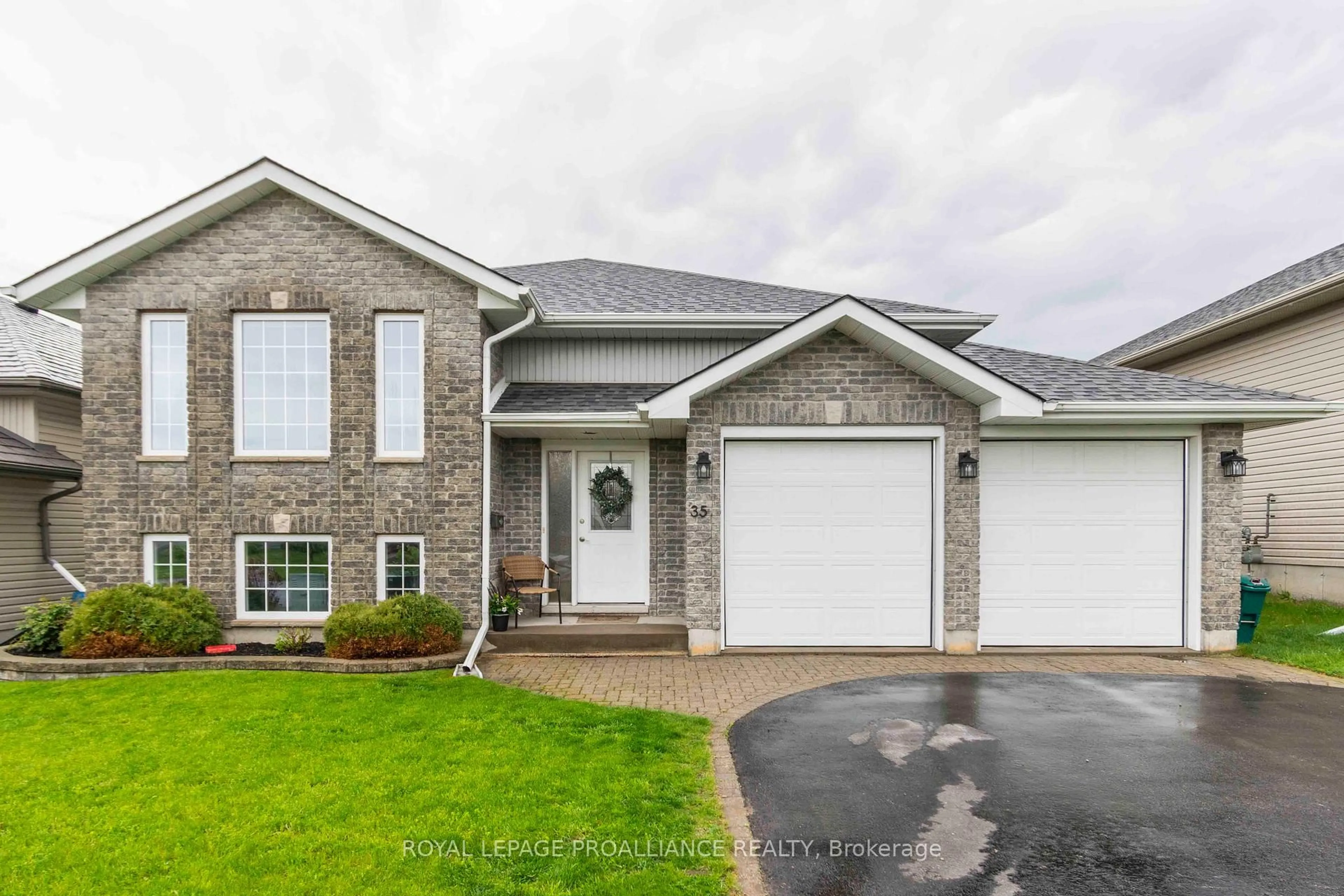 Home with brick exterior material, street for 35 Belvedere Rd, Quinte West Ontario K8V 4A9