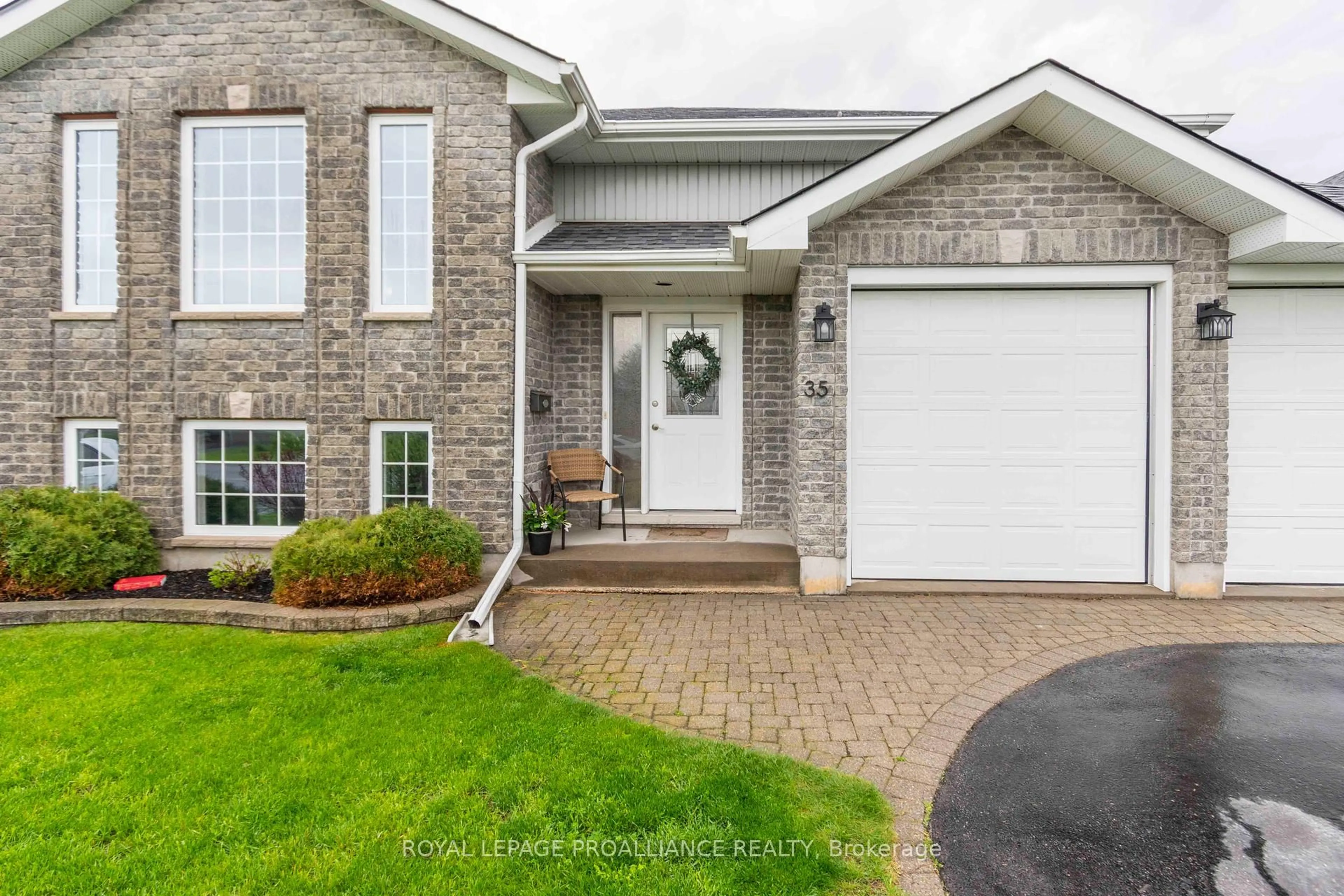 Home with brick exterior material, street for 35 Belvedere Rd, Quinte West Ontario K8V 4A9