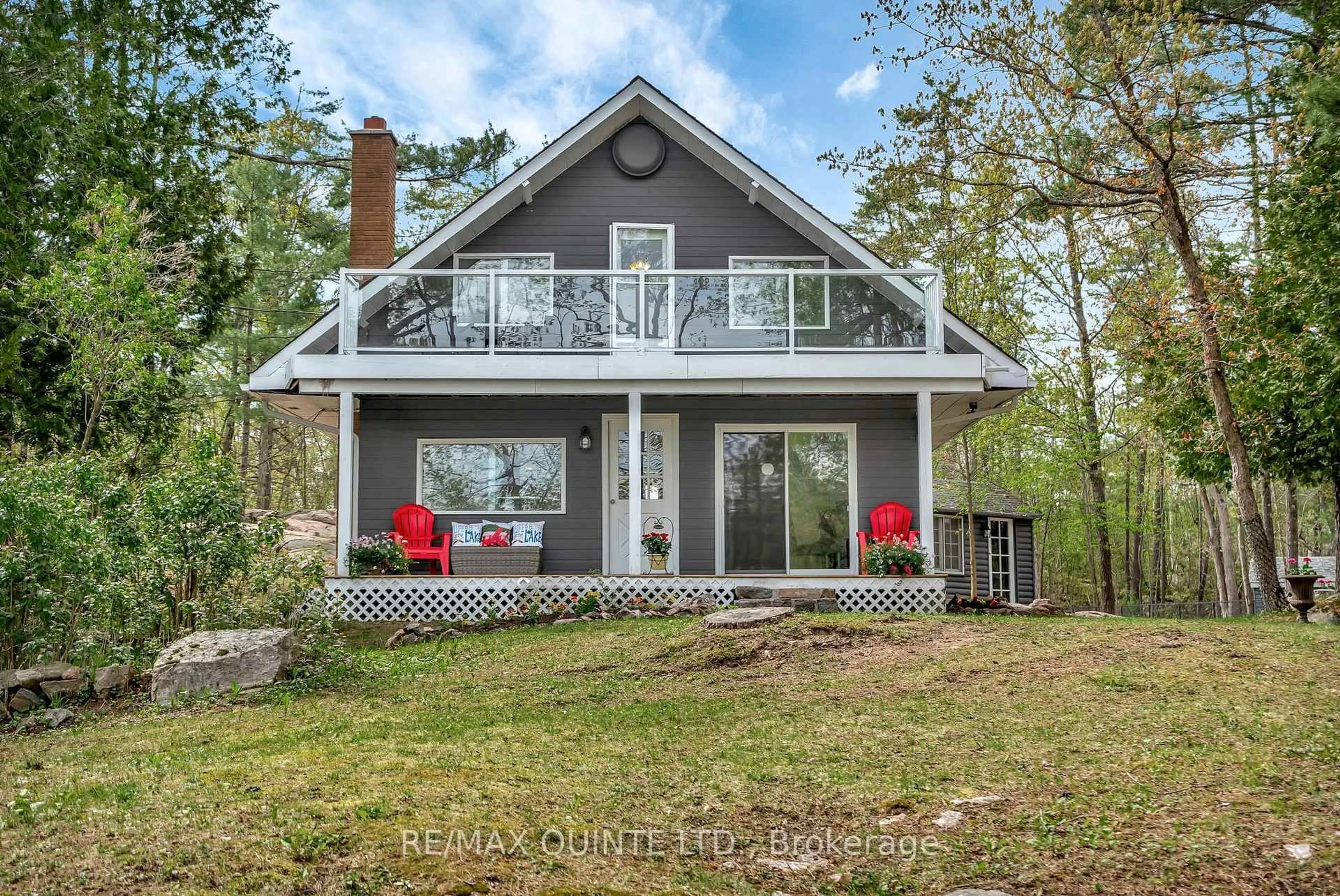 Home with vinyl exterior material, water/lake/river/ocean view for 2 Fire Route 2 Rte, Trent Lakes Ontario K0L 1J0