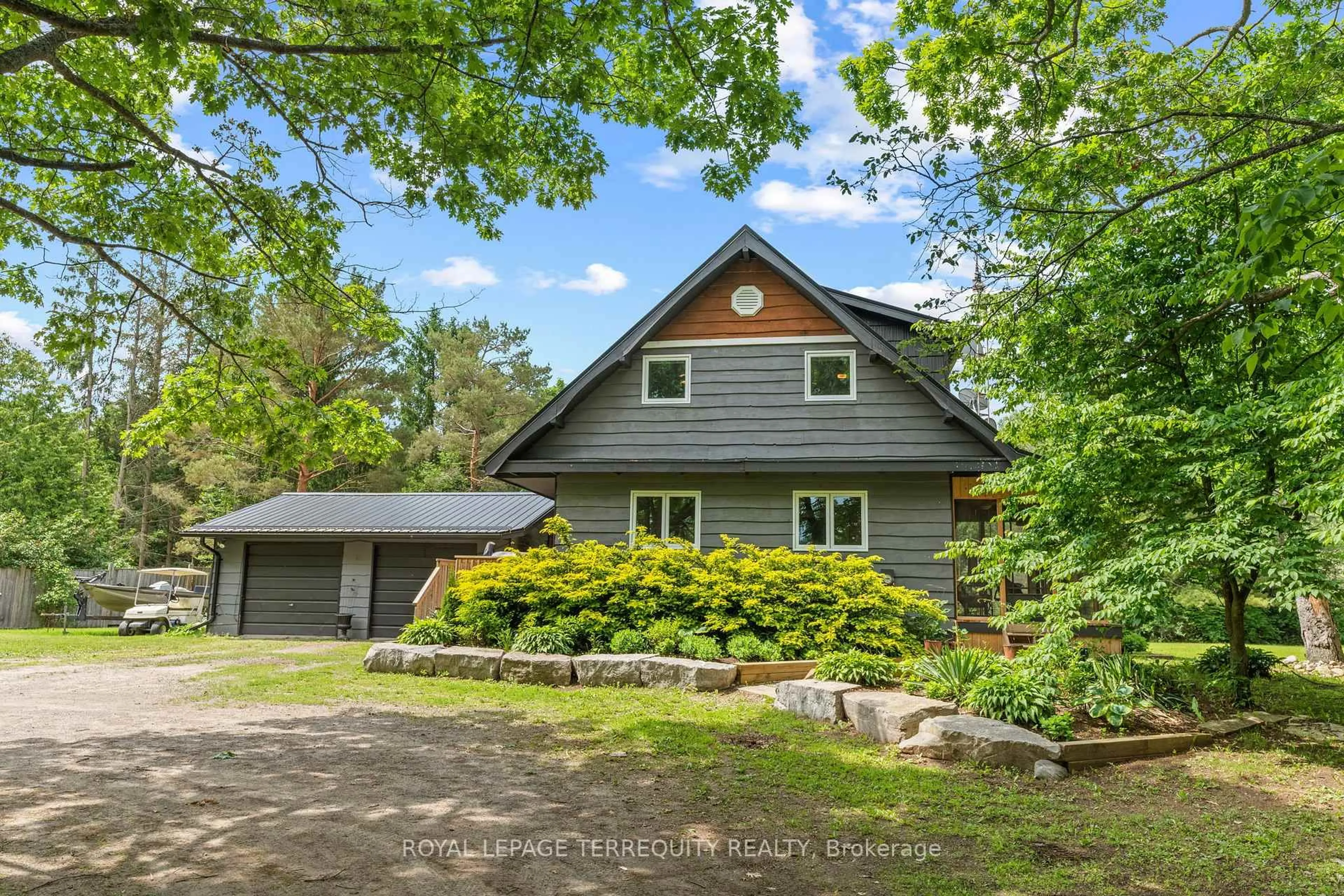 A pic from outside/outdoor area/front of a property/back of a property/a pic from drone, unknown for 324 Godolphin Rd, Trent Hills Ontario K0K 3K0