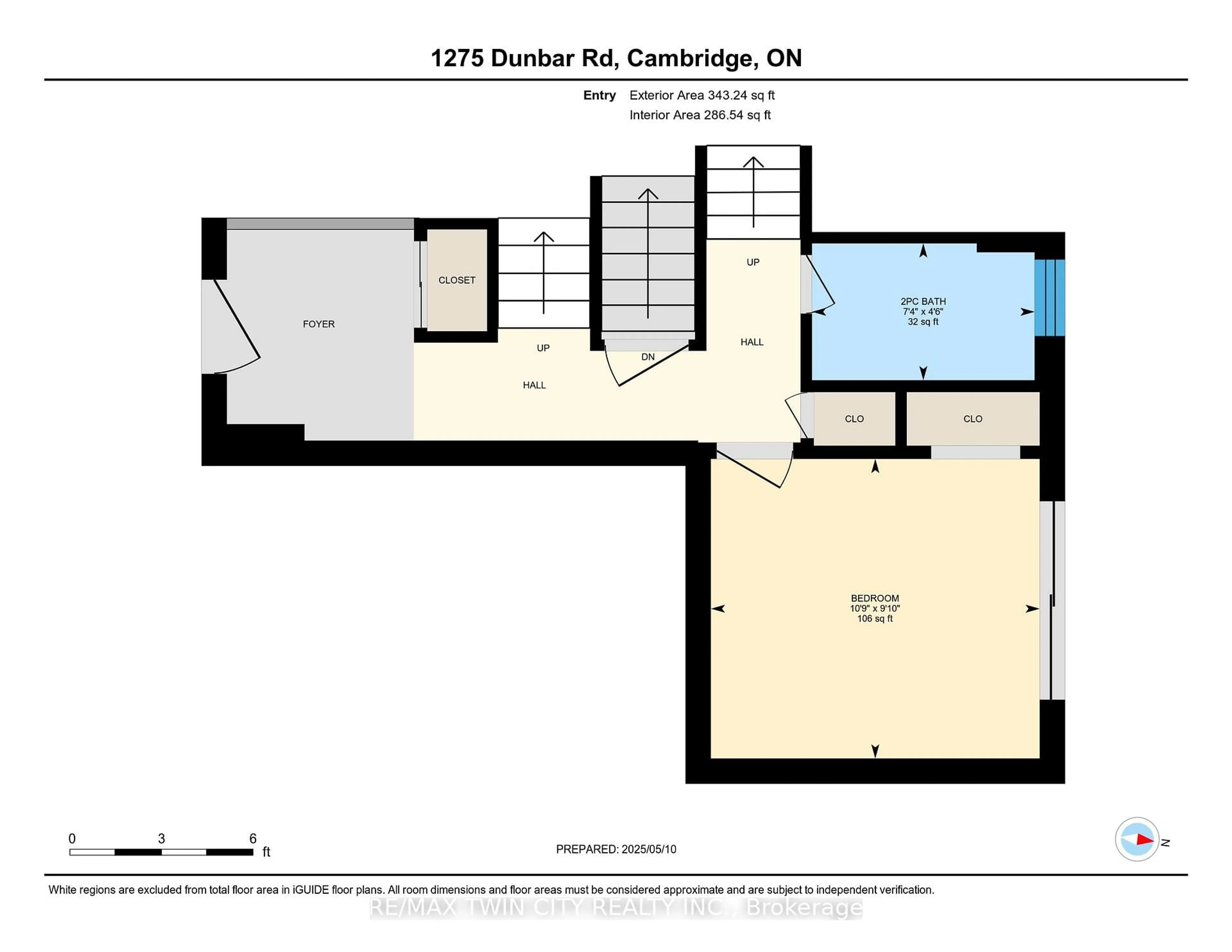 Floor plan for 1275 Dunbar Rd, Cambridge Ontario N3H 4Z6