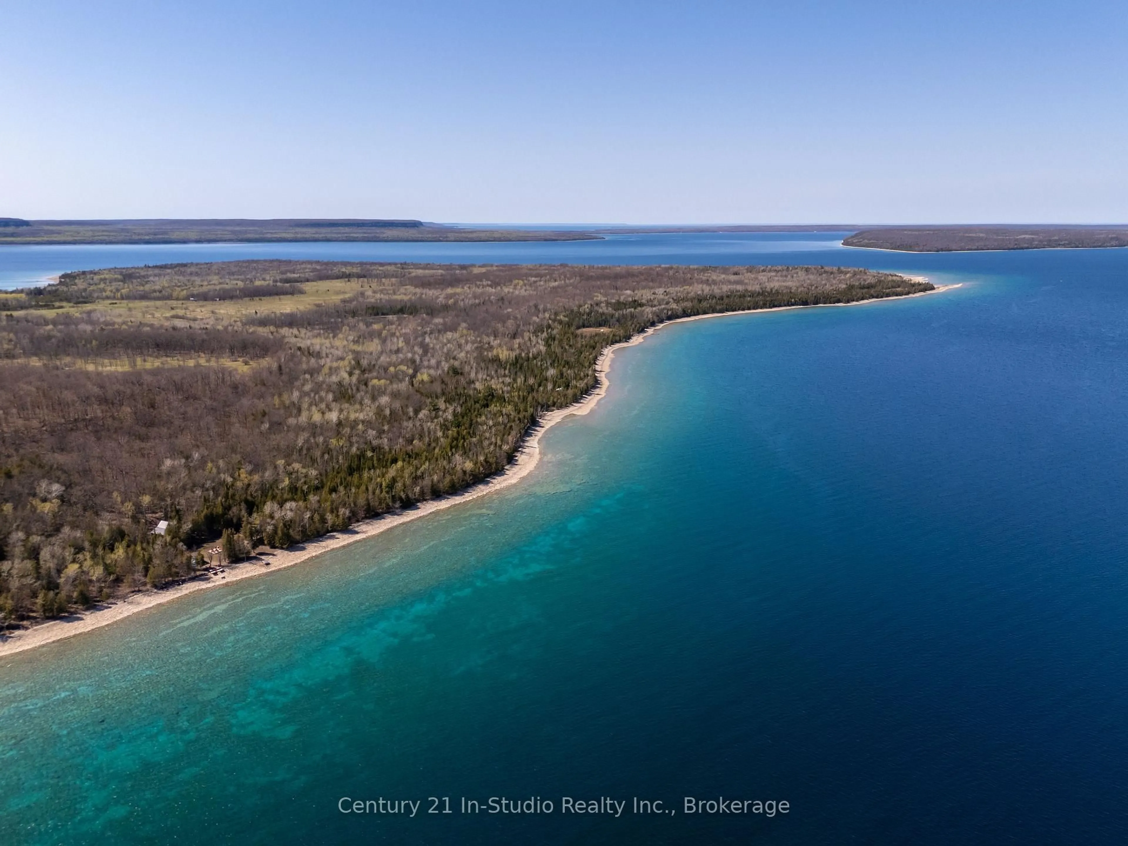 A pic from outside/outdoor area/front of a property/back of a property/a pic from drone, water/lake/river/ocean view for LT 81 PL WHITECLOUD Island, Georgian Bluffs Ontario N0H 1T0