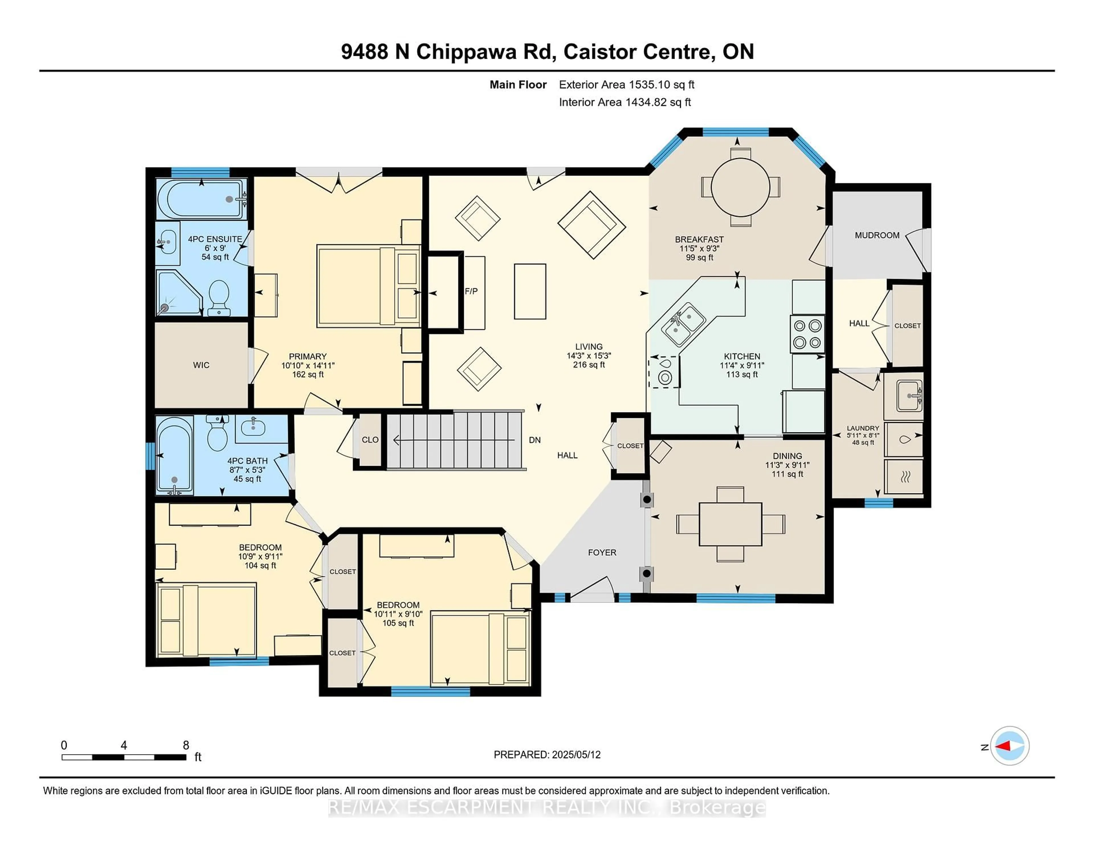 Floor plan for 9488 NORTH CHIPPAWA Rd, West Lincoln Ontario L0R 1E0