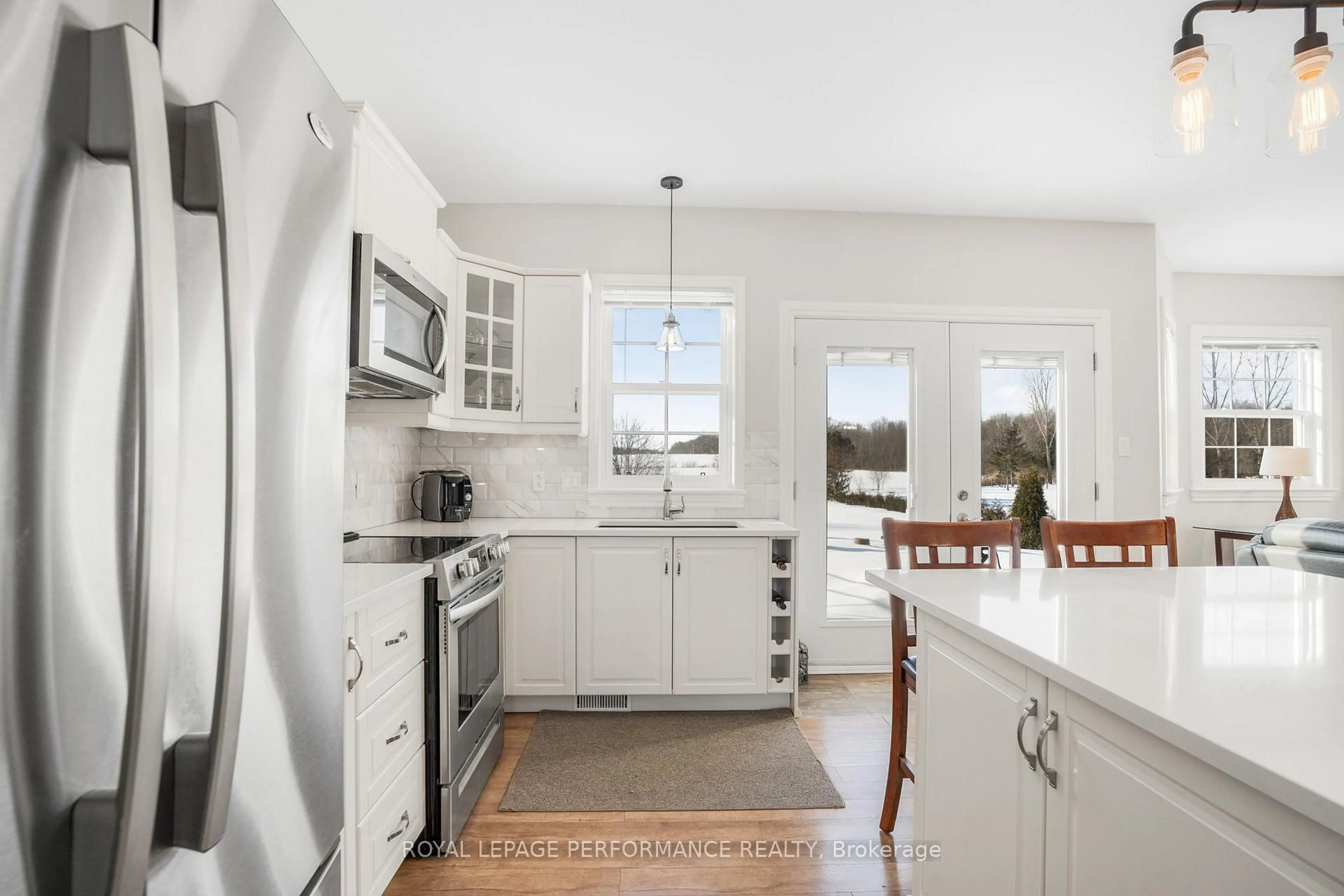 Open concept kitchen, ceramic/tile floor for 3726 Front Rd, Champlain Ontario K6A 2T4