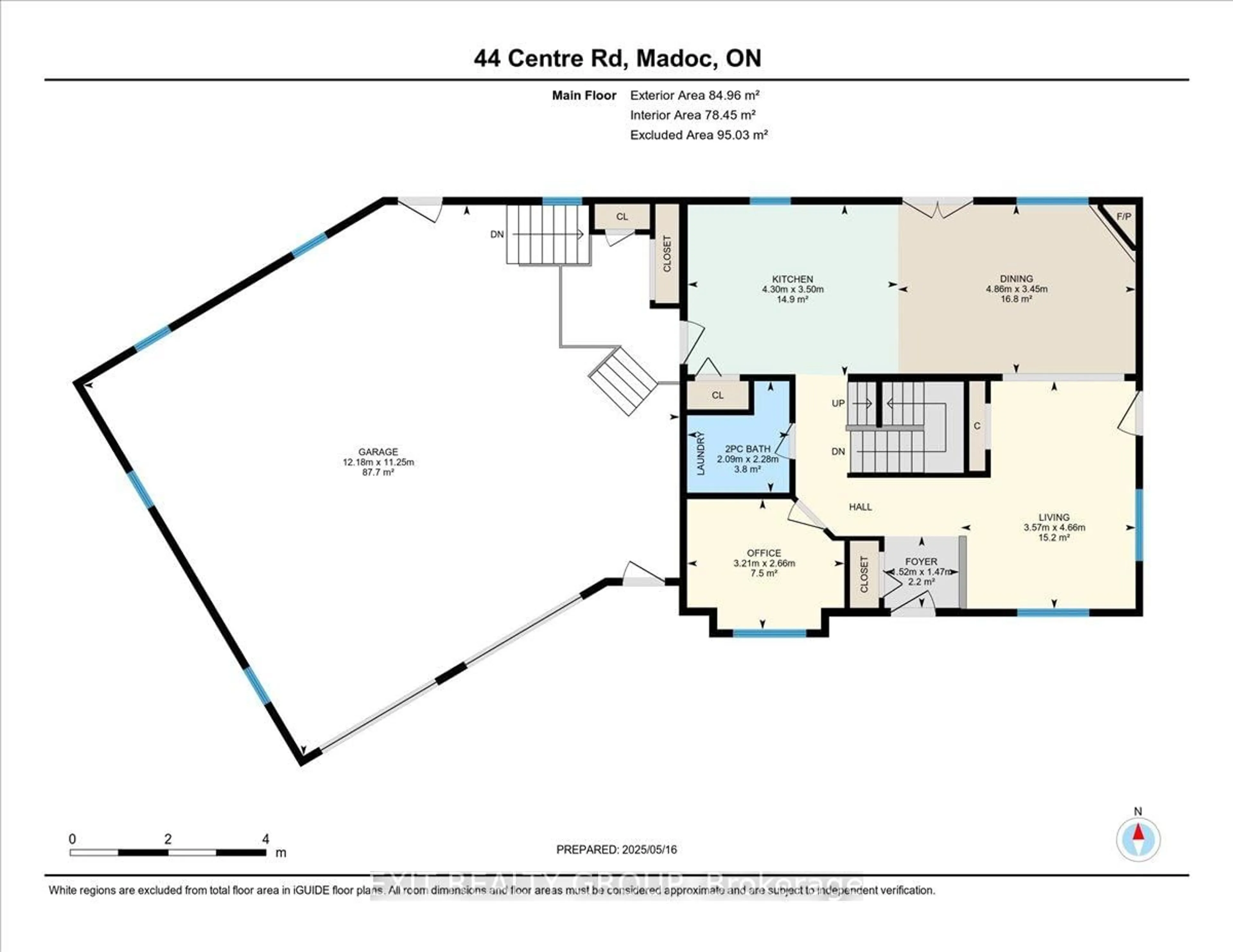 Floor plan for 44 Centre Rd, Madoc Ontario K0K 2K0