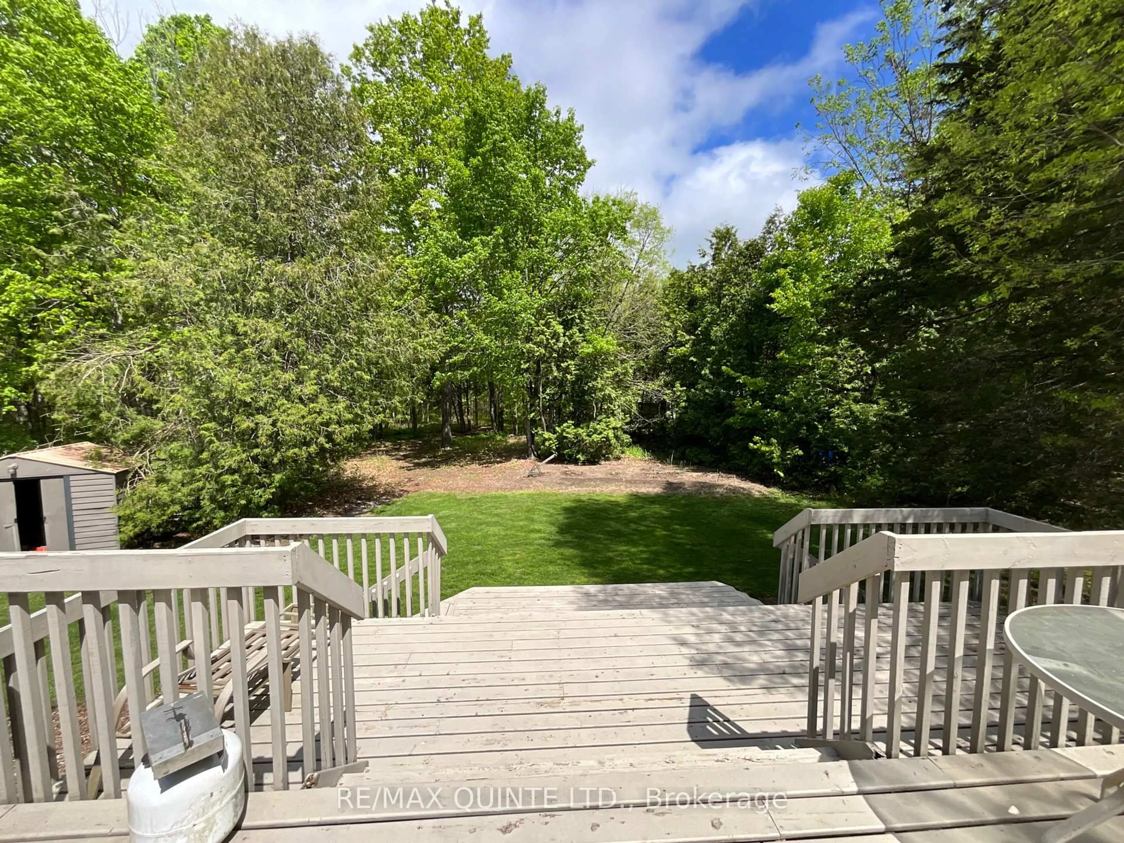 A pic from outside/outdoor area/front of a property/back of a property/a pic from drone, forest/trees view for 405 Scuttlehole Rd, Belleville Ontario K0K 2V0
