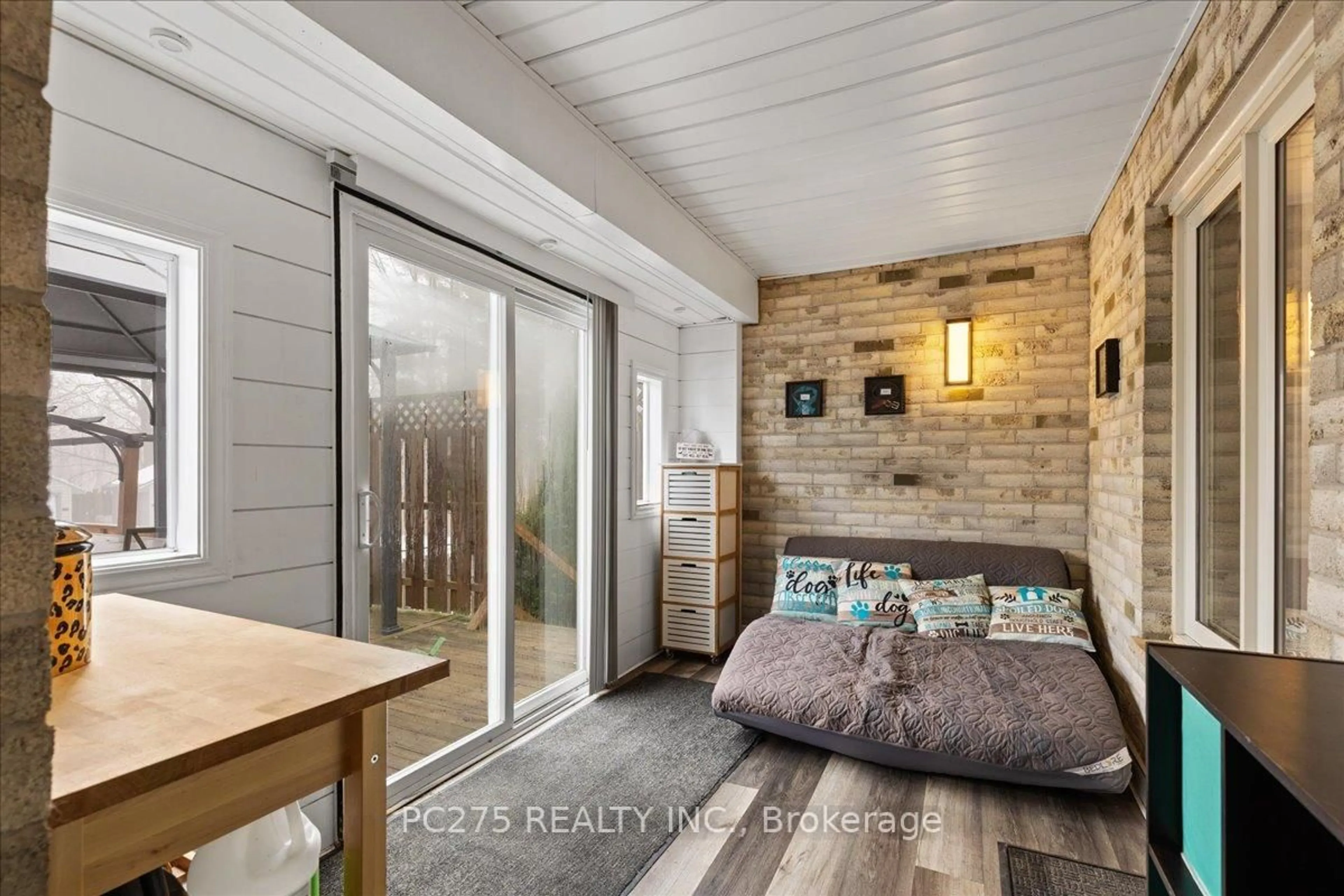 Bedroom with bed, wood/laminate floor for 1163 Crumlin Sdrd, London East Ontario N5V 1R6