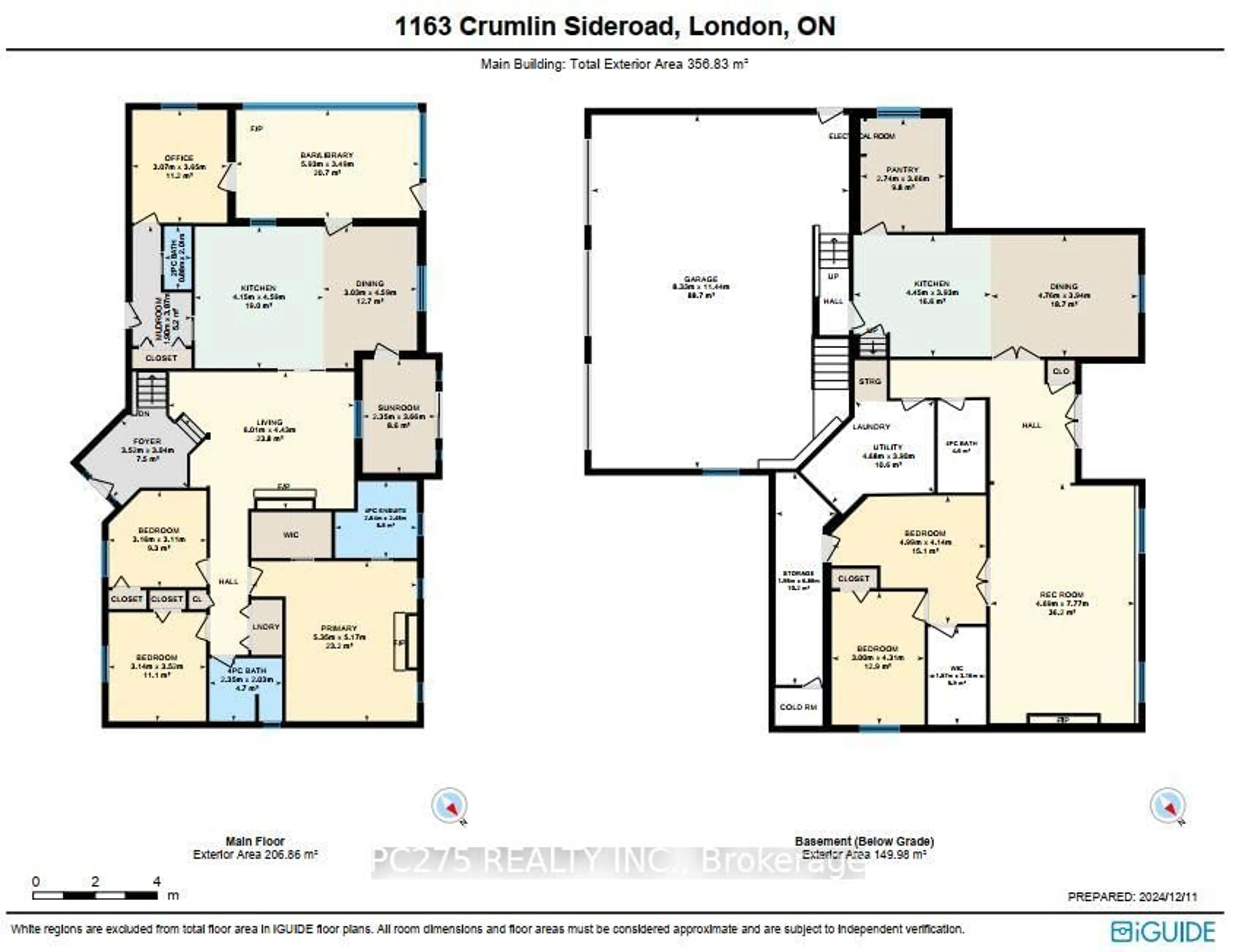 Floor plan for 1163 Crumlin Sdrd, London East Ontario N5V 1R6