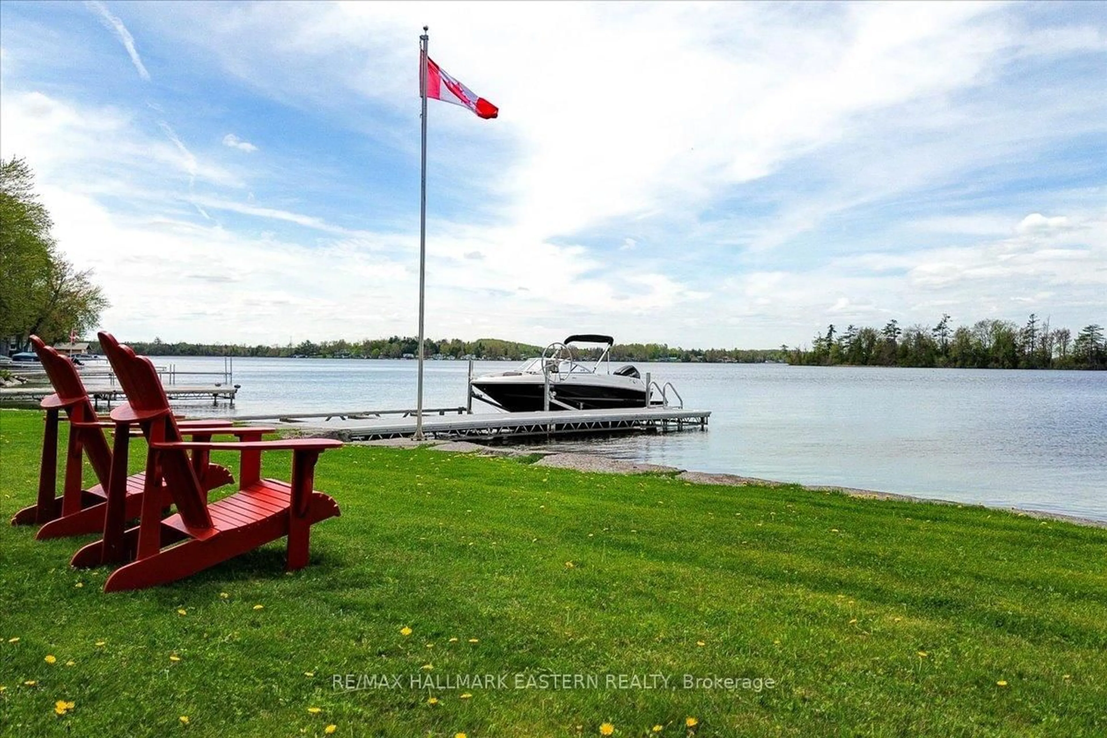 Patio, water/lake/river/ocean view for 81 Lakeshore Blvd, Selwyn Ontario K0L 1T0