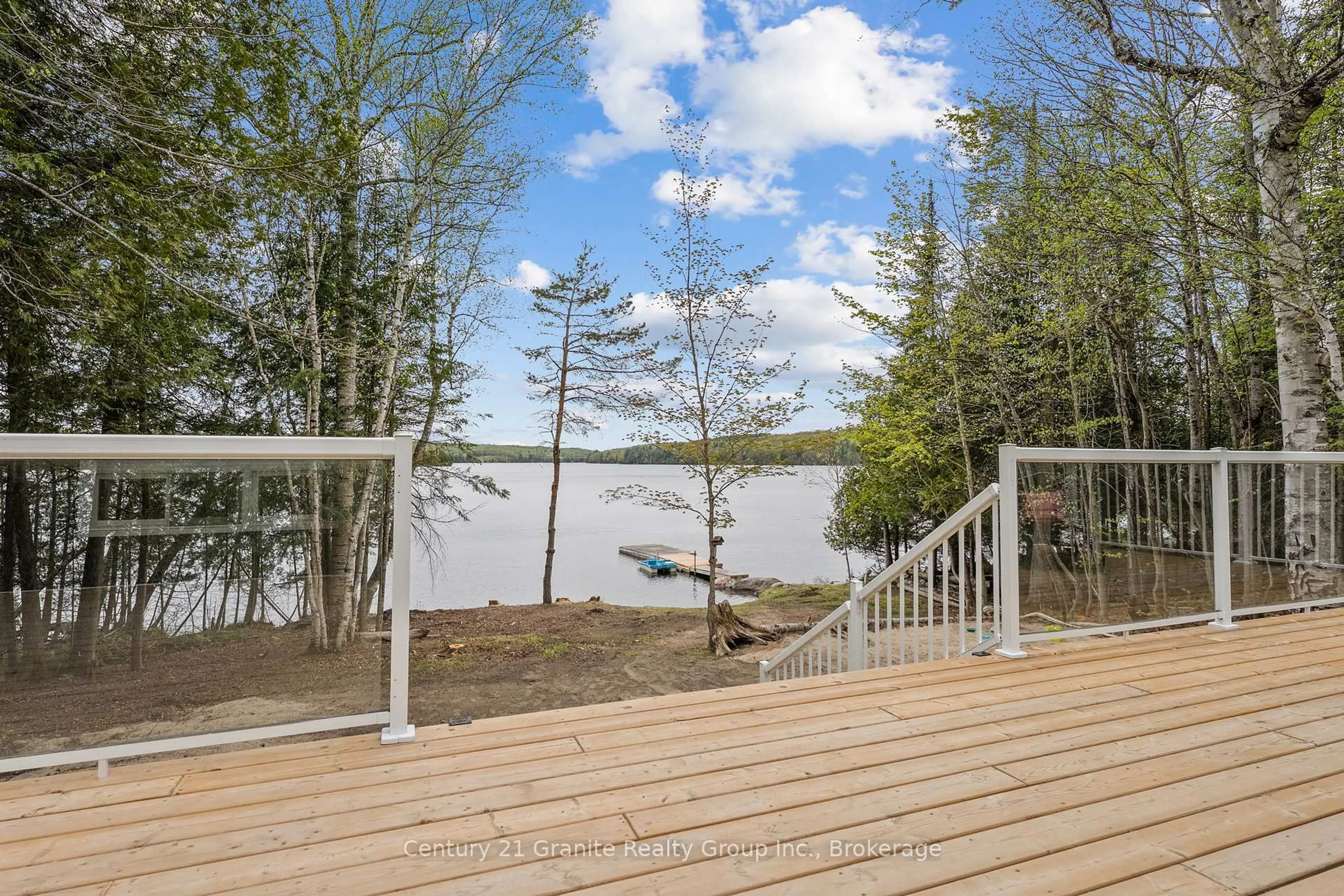 Patio, water/lake/river/ocean view for 2347 Kashagawigamog Lake Rd, Minden Hills Ontario K0M 2K0