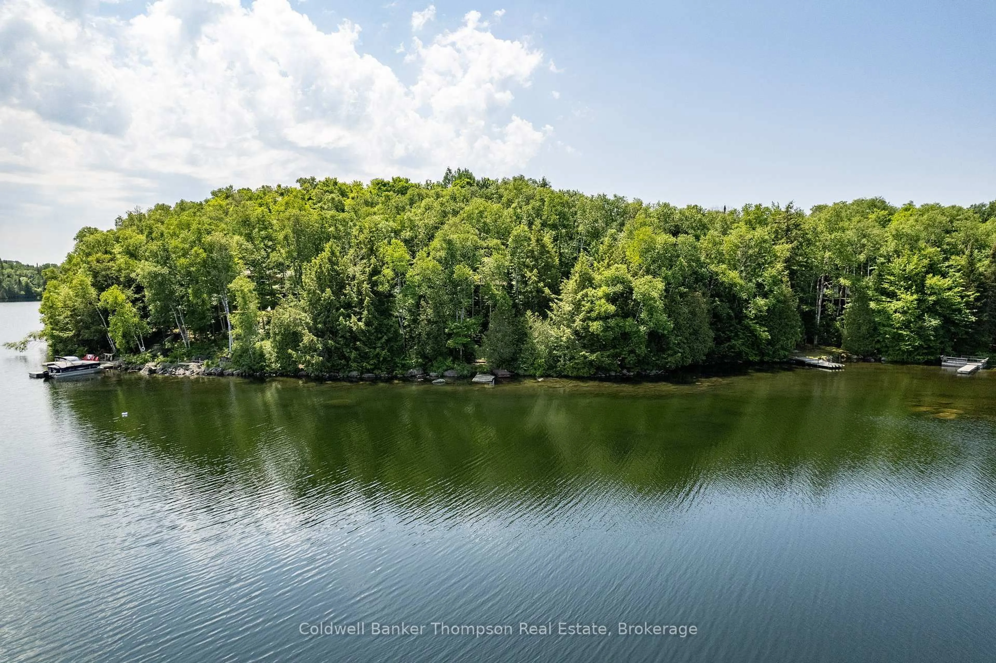 A pic from outside/outdoor area/front of a property/back of a property/a pic from drone, water/lake/river/ocean view for 594 HAZARD HILL Rd, Kearney Ontario P0A 1Y0