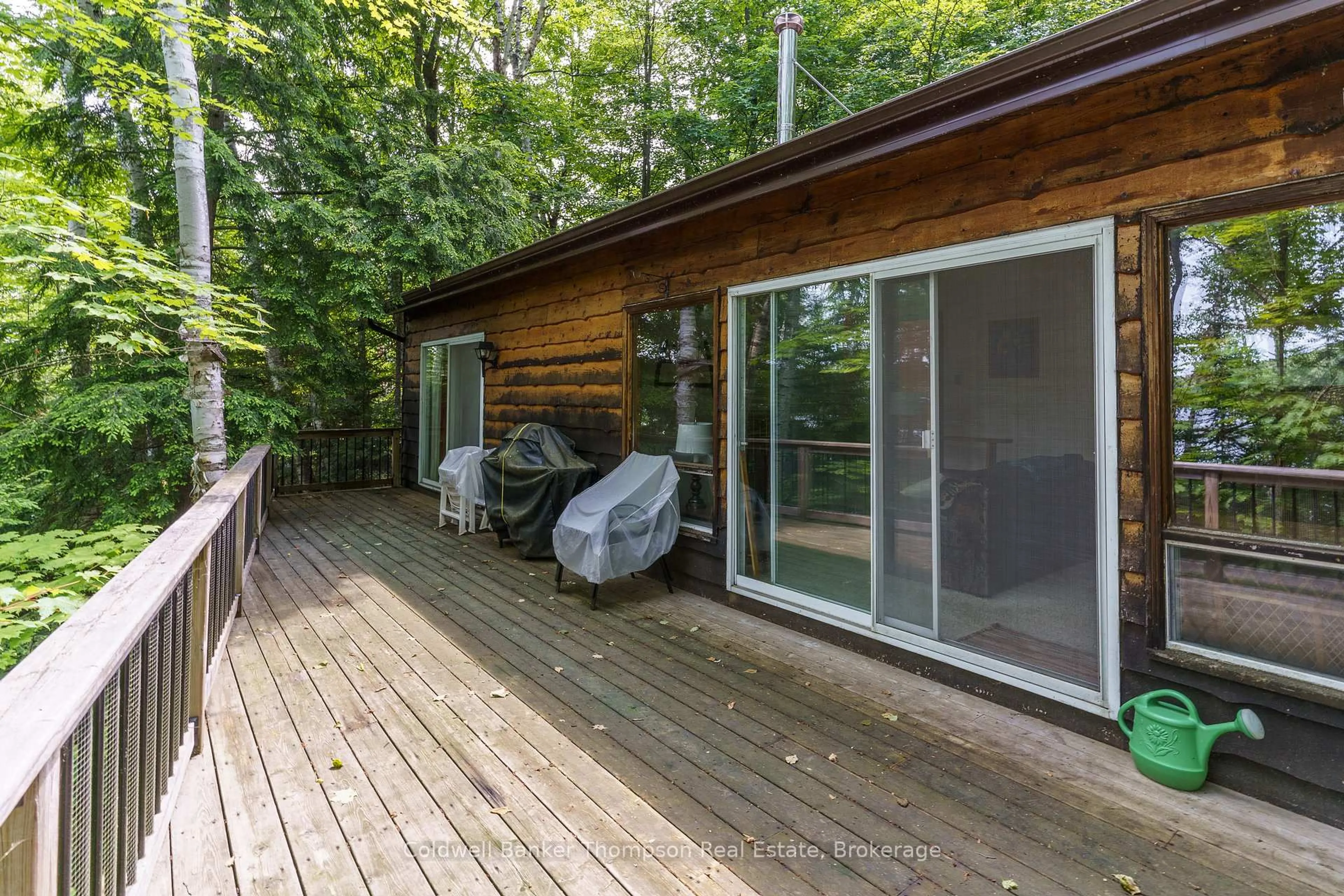 Patio, forest/trees view for 594 HAZARD HILL Rd, Kearney Ontario P0A 1Y0