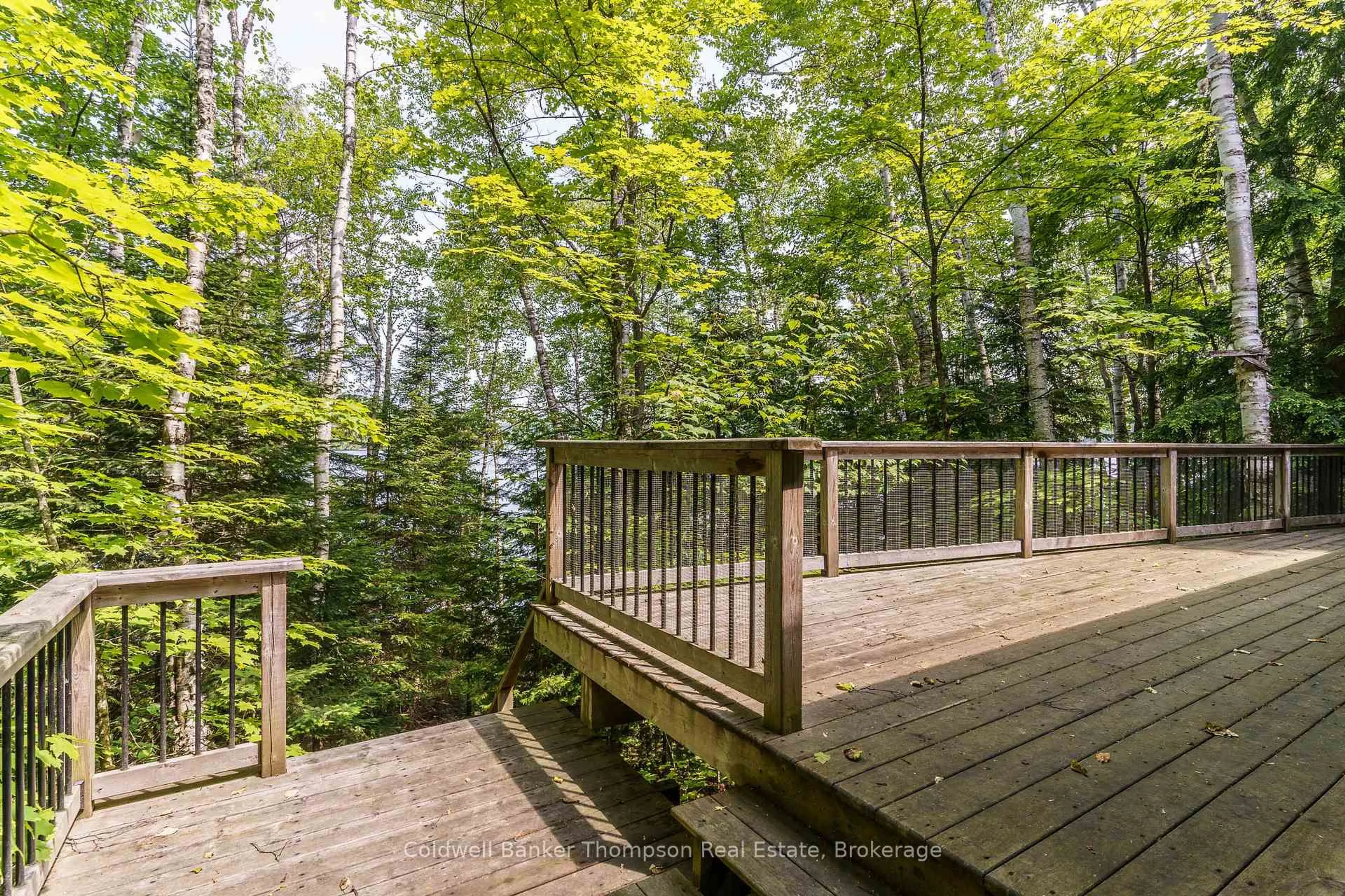 Patio, forest/trees view for 594 HAZARD HILL Rd, Kearney Ontario P0A 1Y0