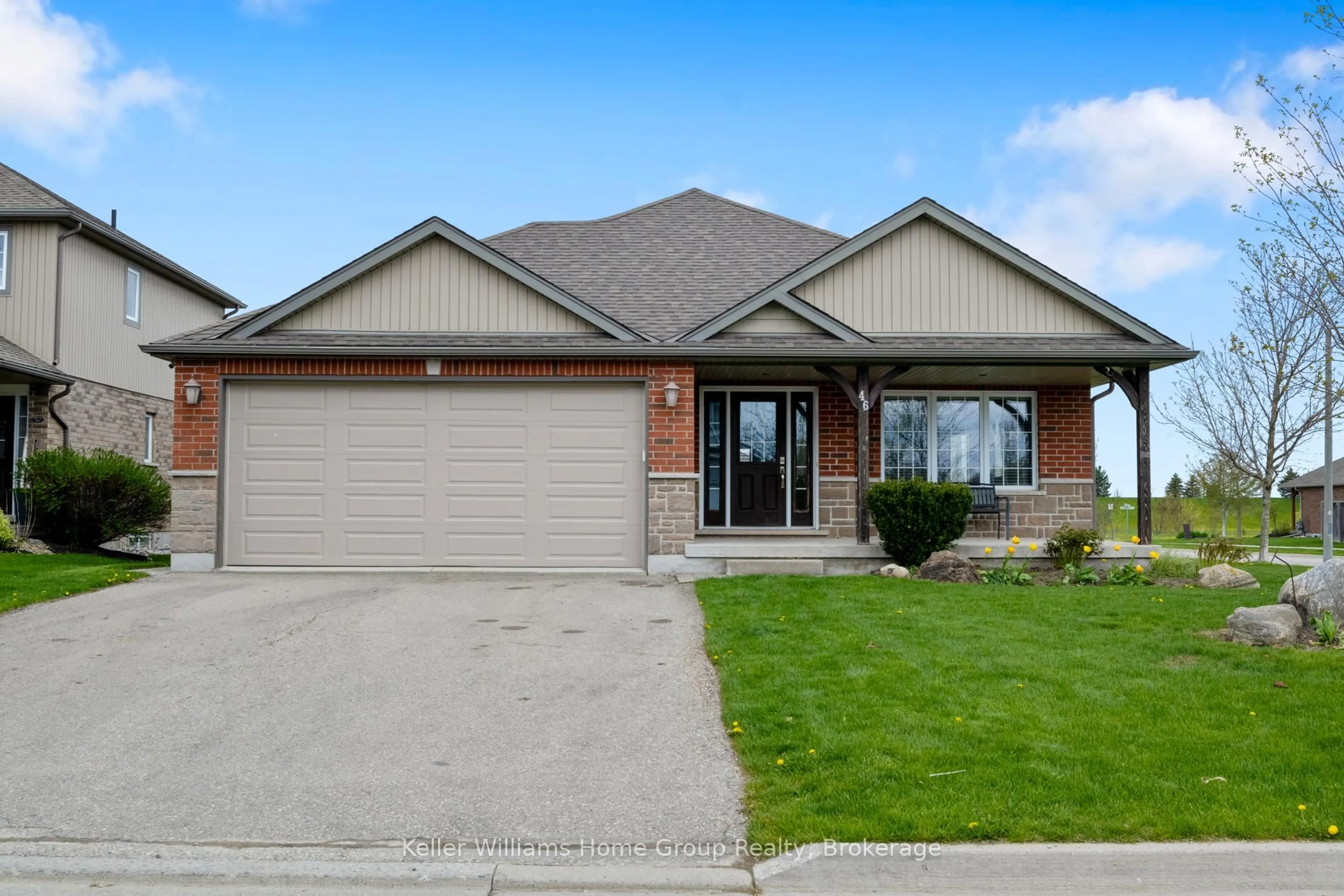 Home with brick exterior material, street for 46 Healey St, Centre Wellington Ontario N0B 1S0