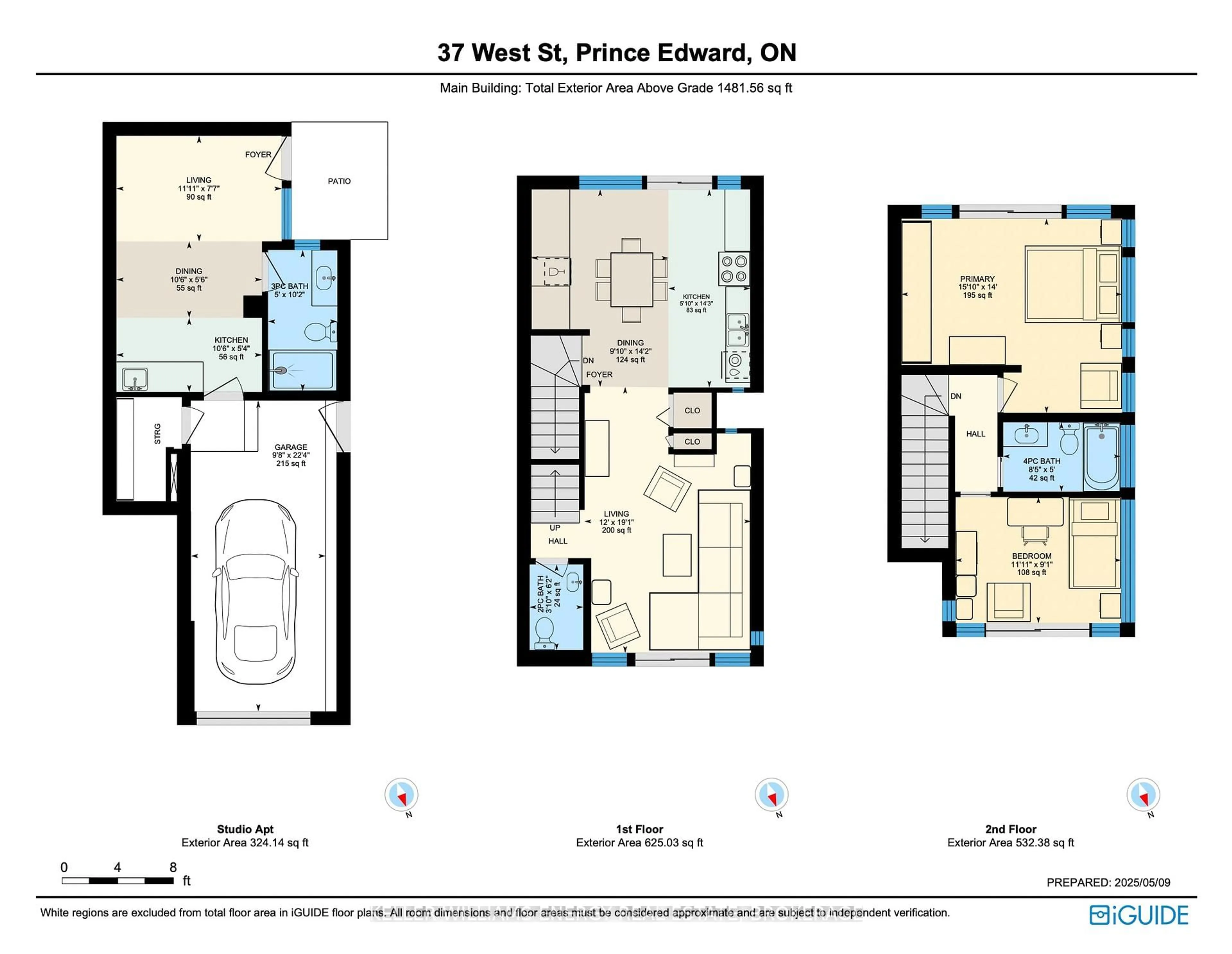 Floor plan for 37 West St, Prince Edward County Ontario K0K 3L0