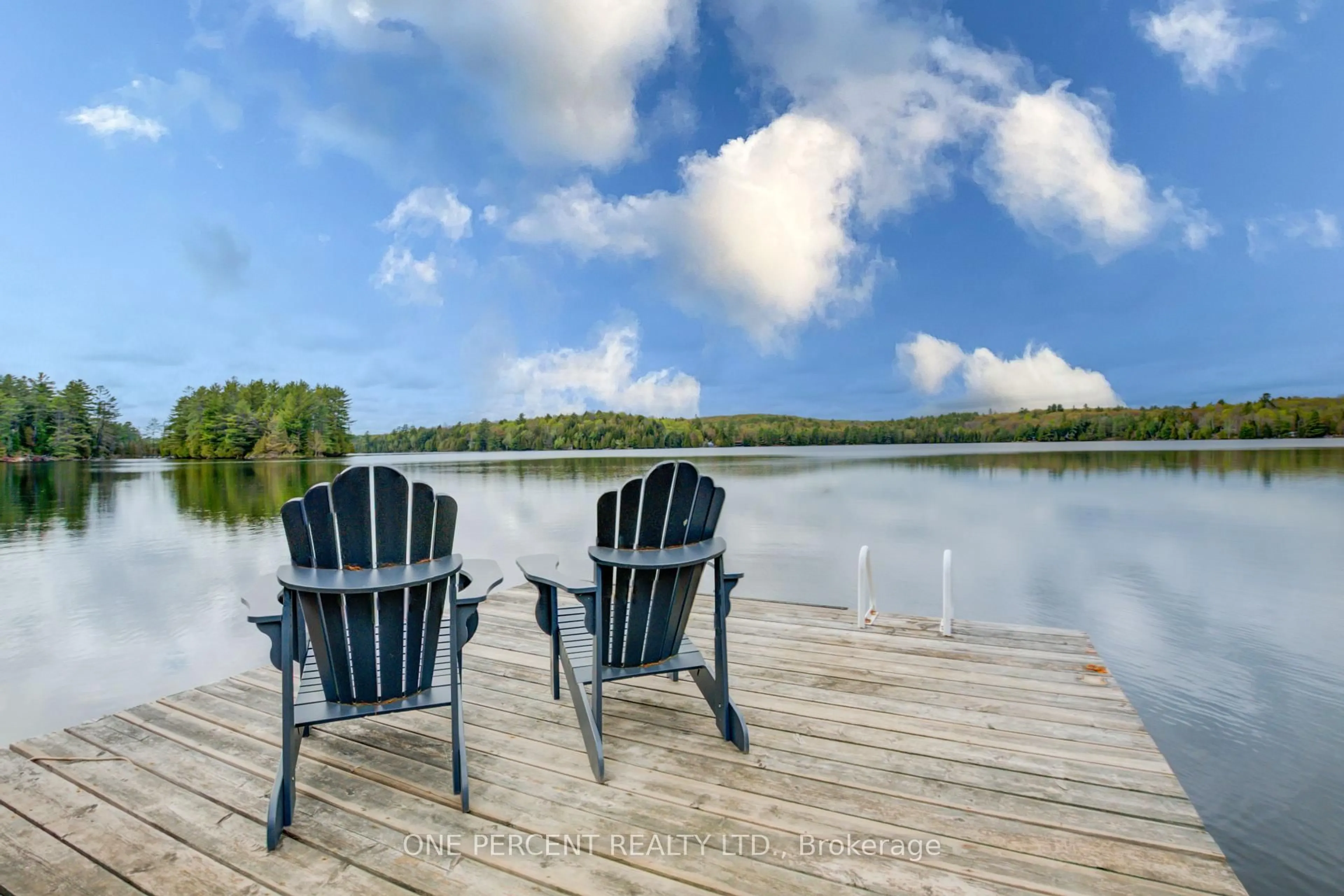 Patio, water/lake/river/ocean view for 1105 Lakeshore Rd, Highlands East Ontario K0M 1R0