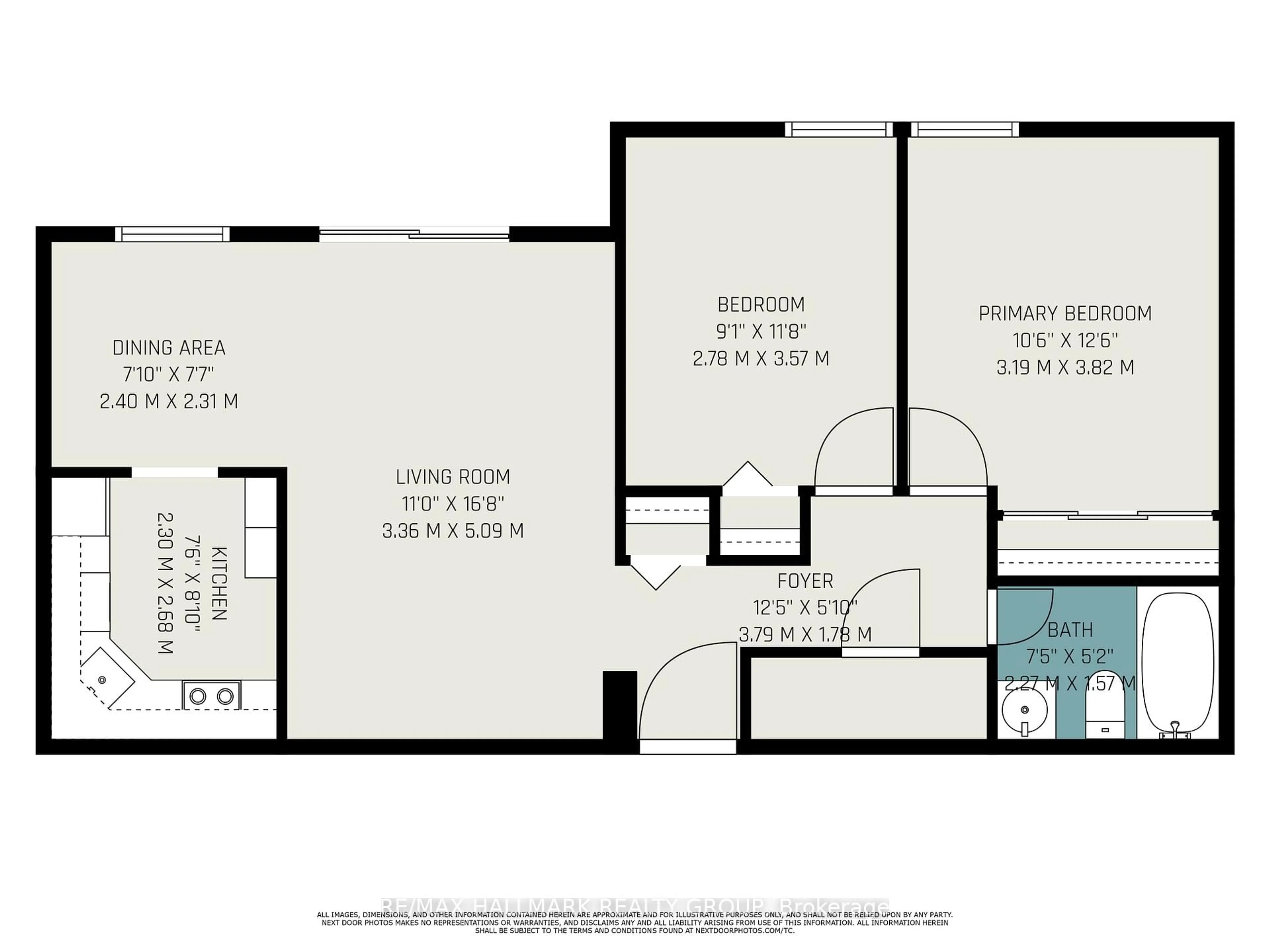 Floor plan for 2000 Jasmine Cres #1508, Ottawa Ontario K1J 8K4