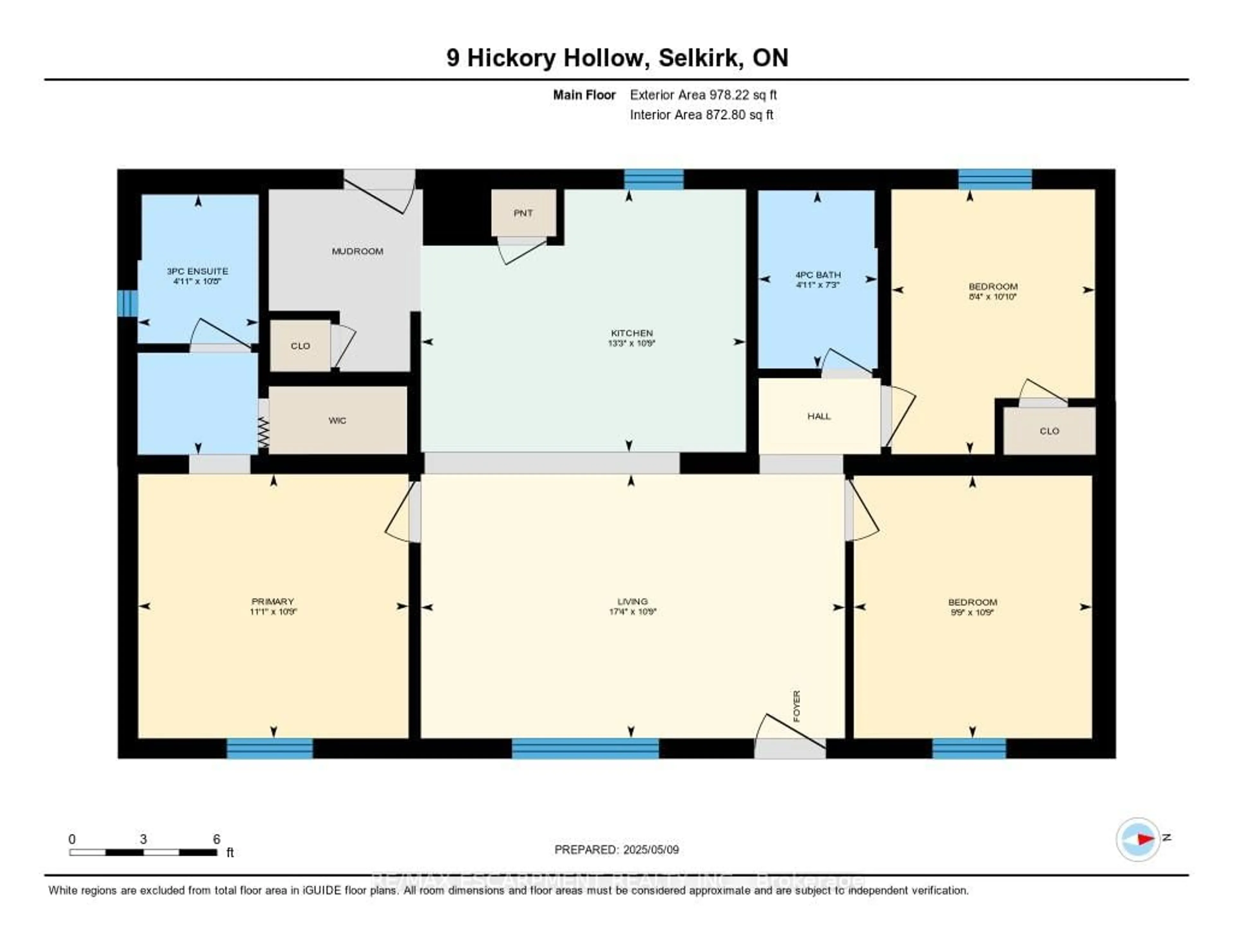 Floor plan for 9 Hickory Hllw, Haldimand Ontario N0A 1L0