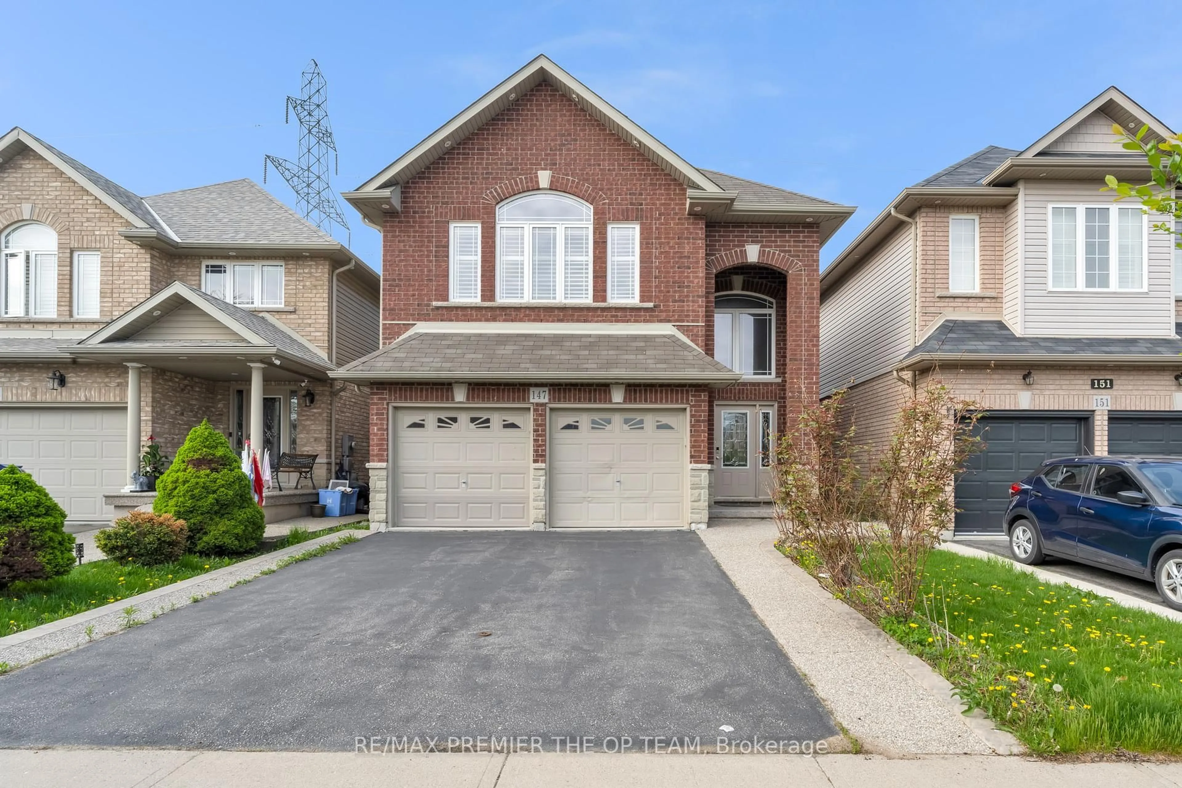 Home with brick exterior material, street for 147 Pelech Cres, Hamilton Ontario L0R 1P0