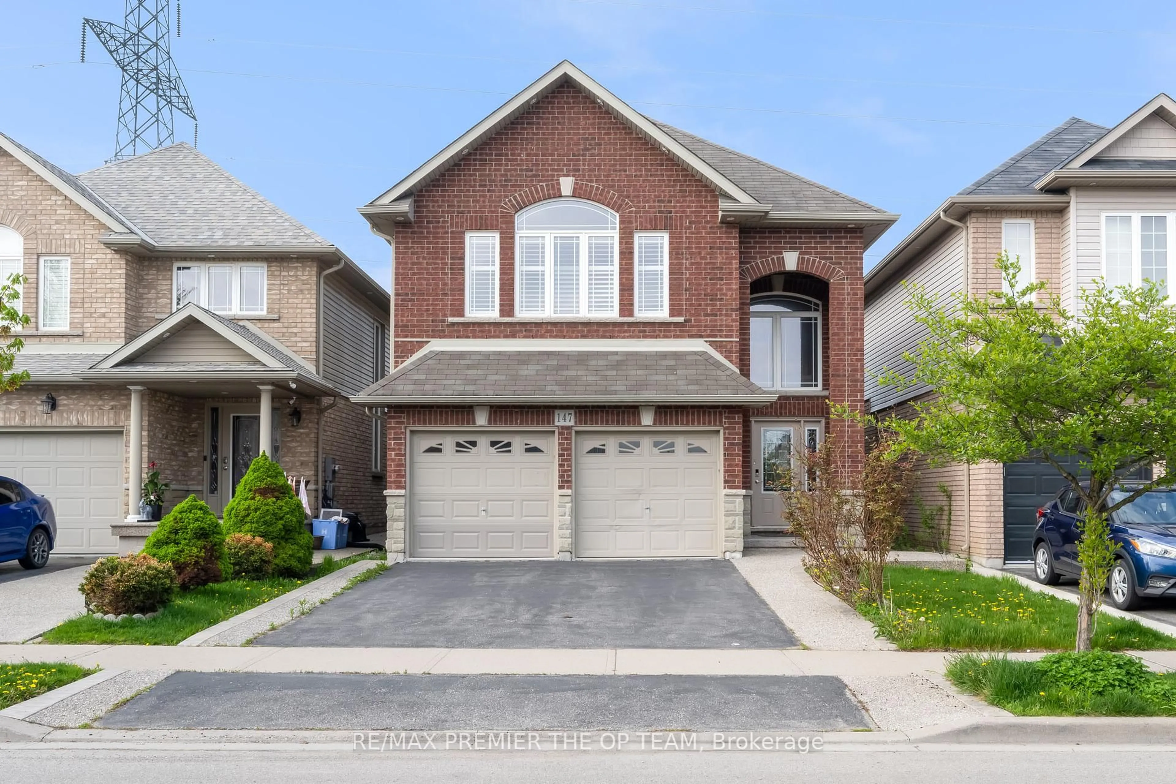 Home with brick exterior material, street for 147 Pelech Cres, Hamilton Ontario L0R 1P0