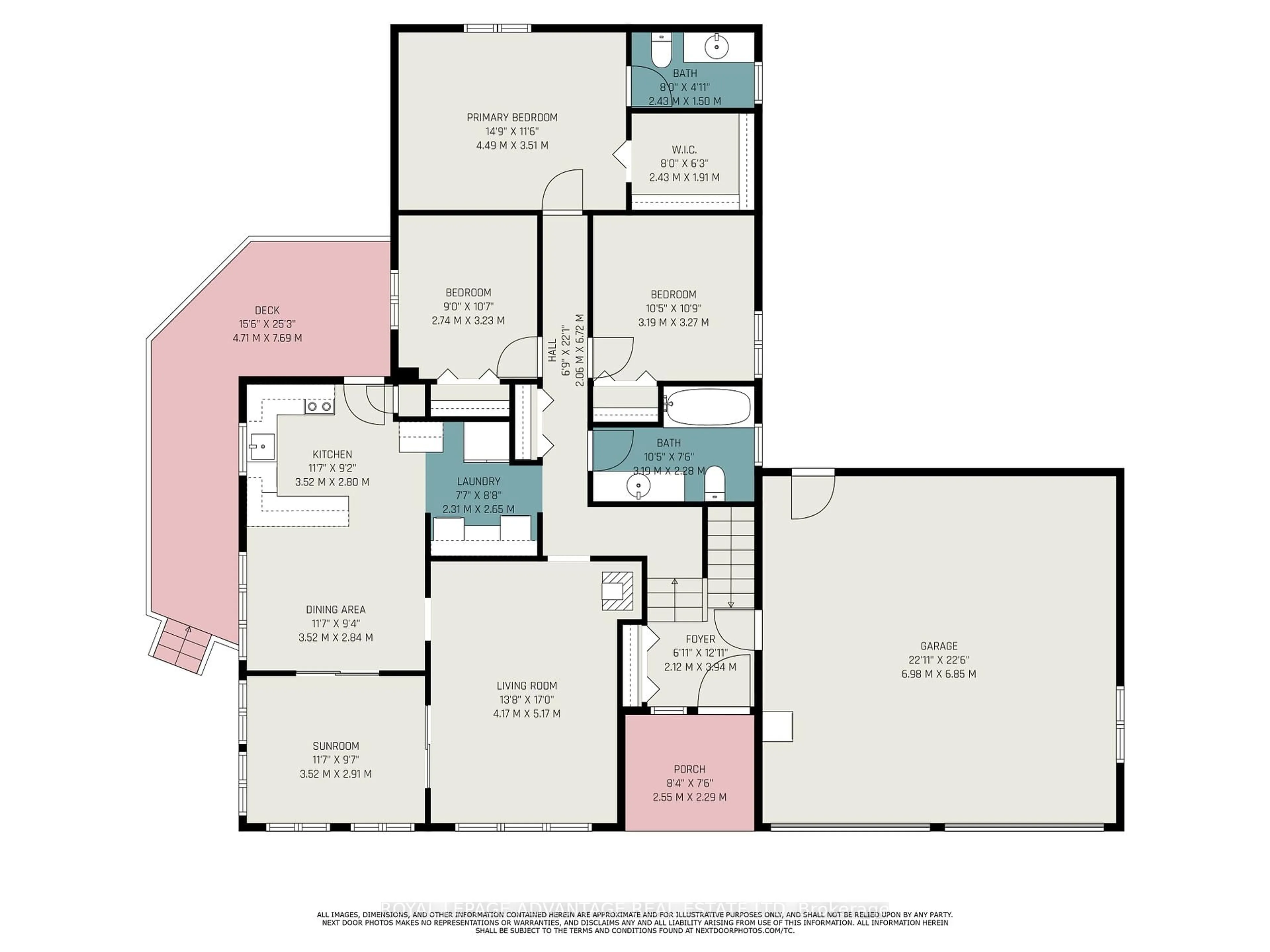 Floor plan for 198 Somerville Dr, Perth Ontario K7H 3C6