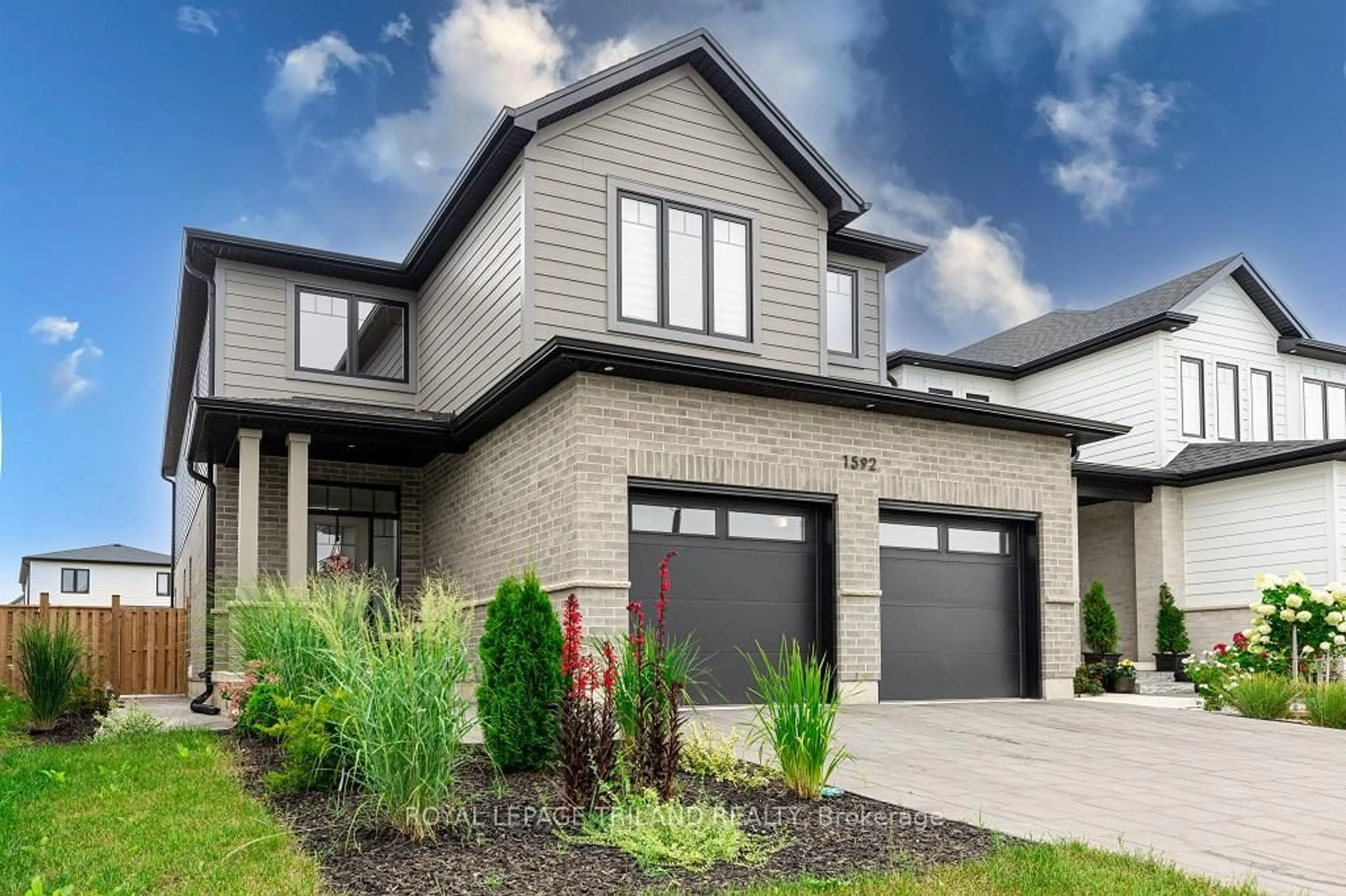 Home with brick exterior material, street for 1592 Applerock Ave, London North Ontario N6G 0X5