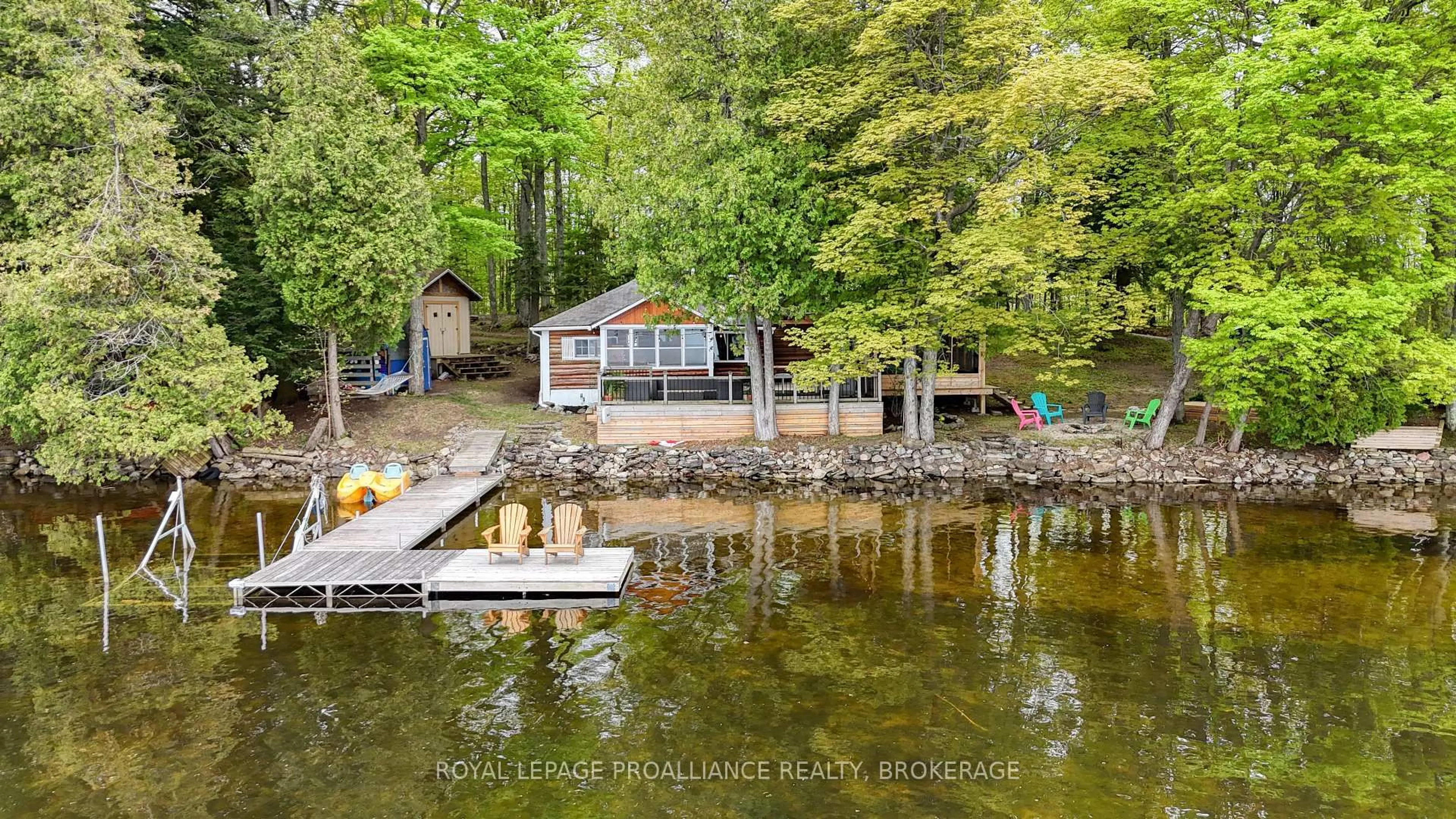 A pic from outside/outdoor area/front of a property/back of a property/a pic from drone, water/lake/river/ocean view for 11 Cypress Lane, Mcdonalds Corners Ontario K0G 1M0