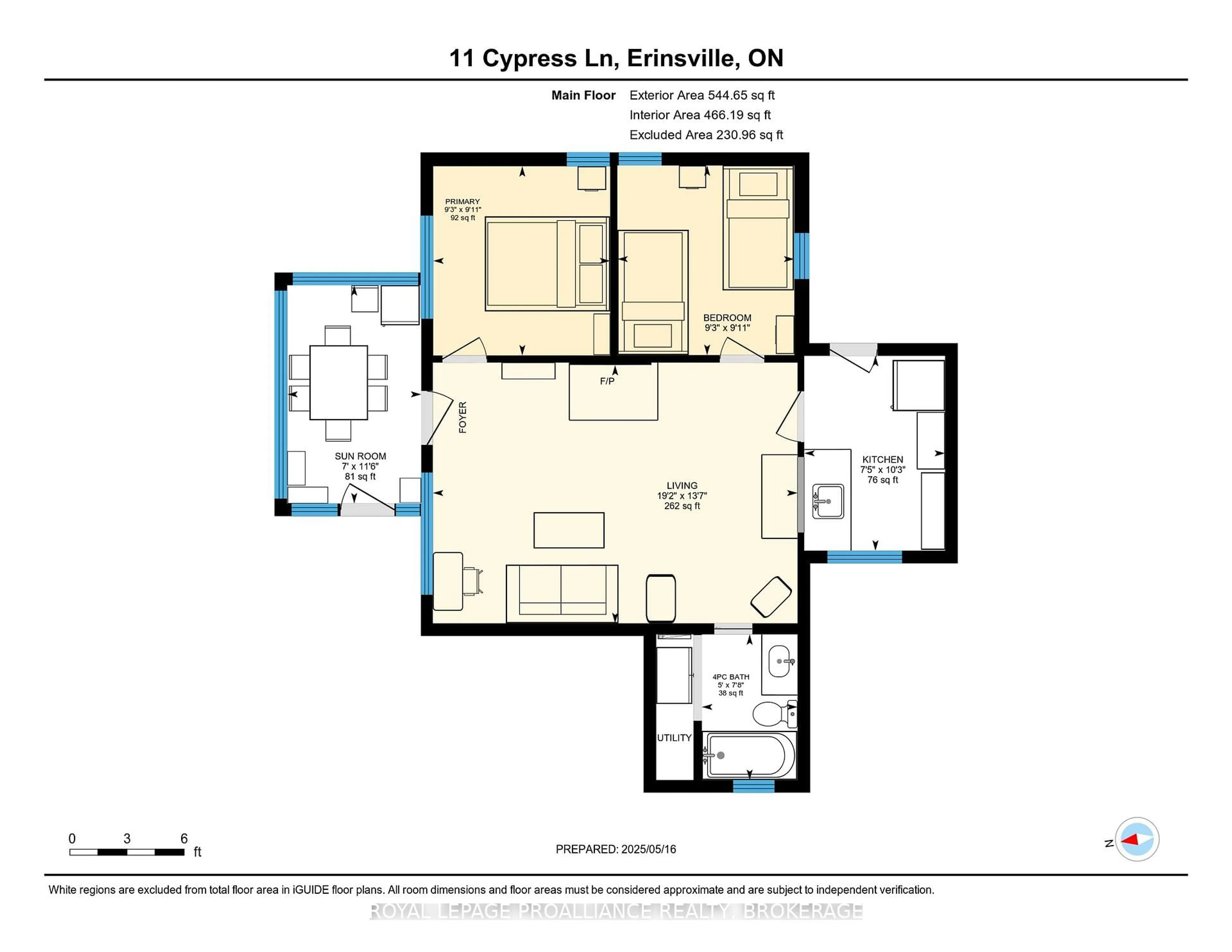 Floor plan for 11 Cypress Lane, Mcdonalds Corners Ontario K0G 1M0