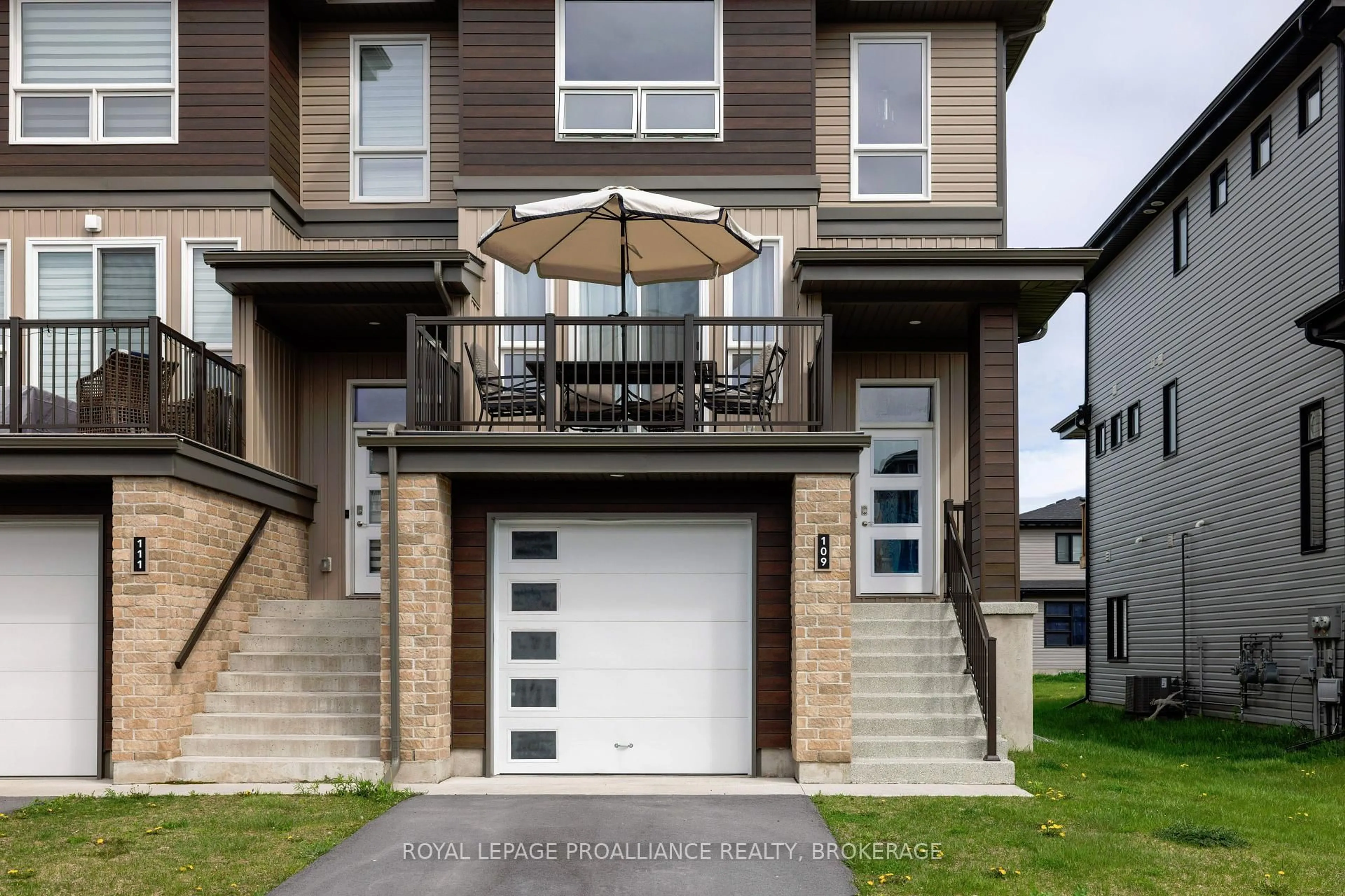 Home with vinyl exterior material, street for 109 Superior Dr, Loyalist Ontario K7N 0E5