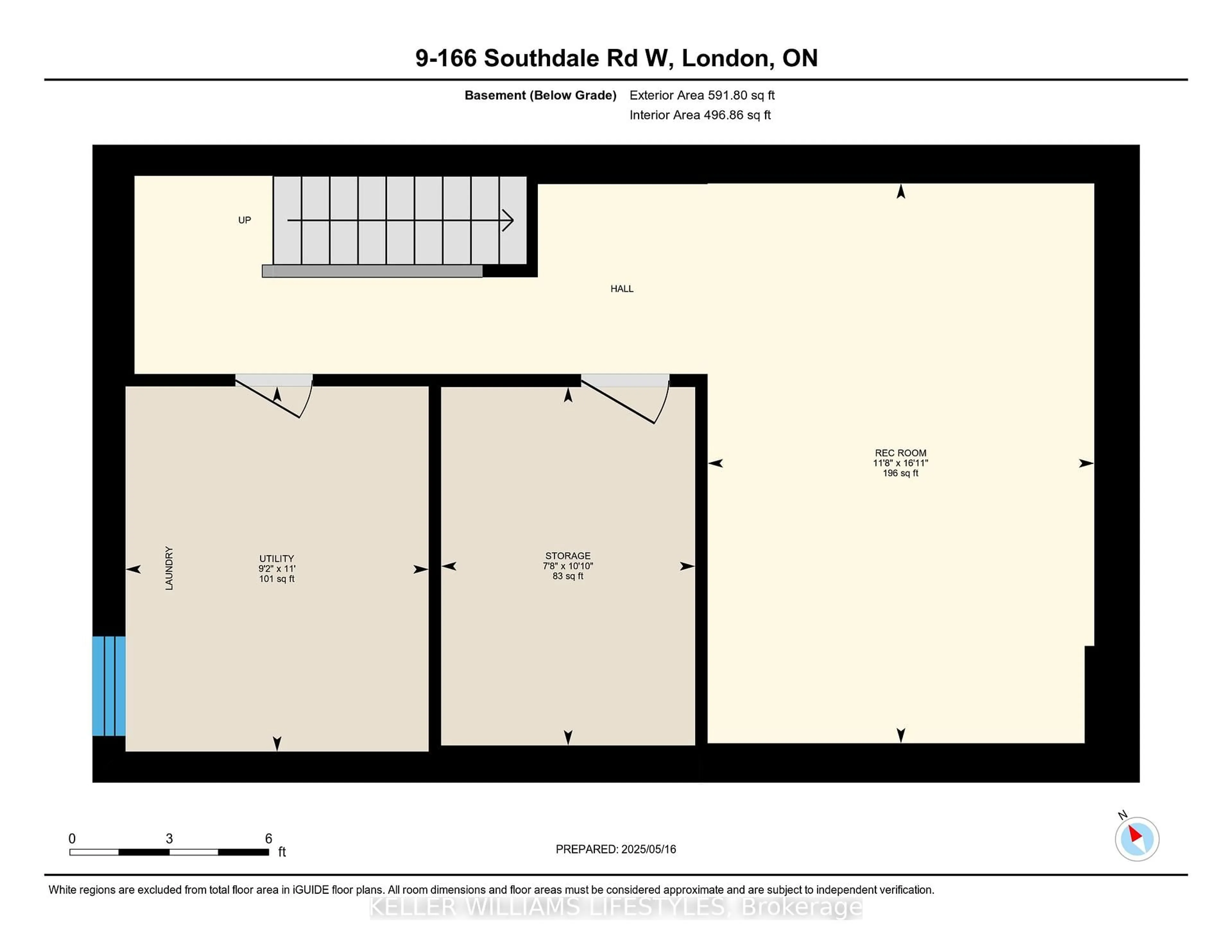 Floor plan for 166 Southdale Rd #9, London South Ontario N6J 2J1