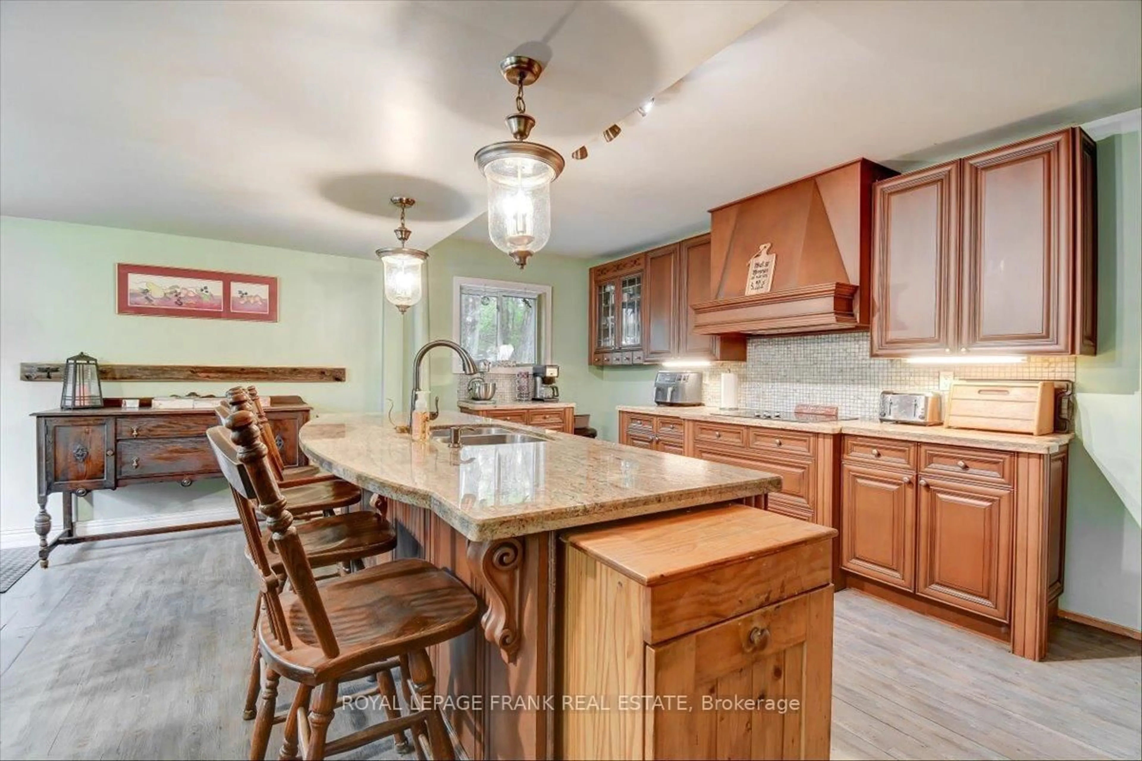 Open concept kitchen, ceramic/tile floor for 1019 Anderson Rd, Highlands East Ontario K0L 2Y0