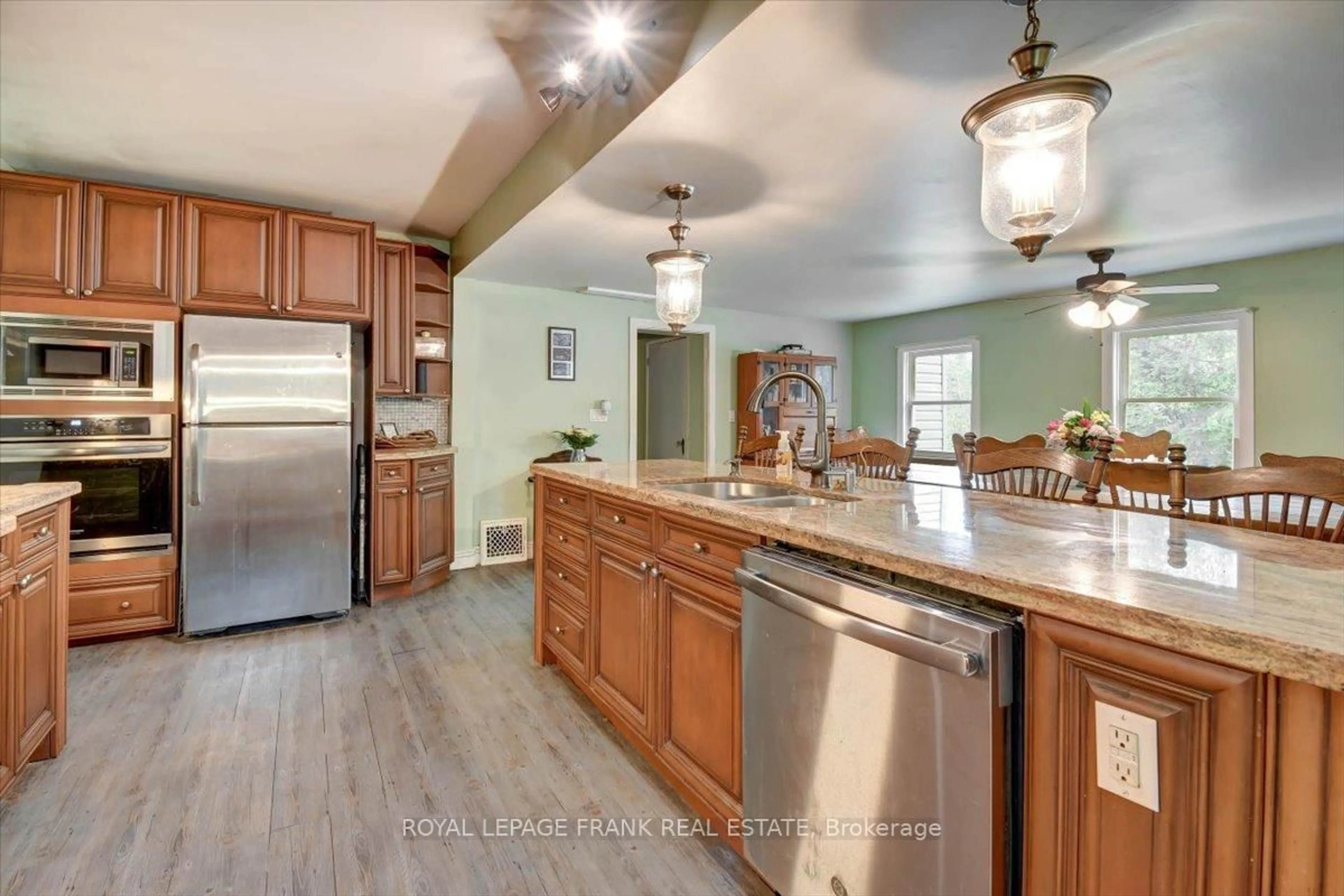 Open concept kitchen, ceramic/tile floor for 1019 Anderson Rd, Highlands East Ontario K0L 2Y0