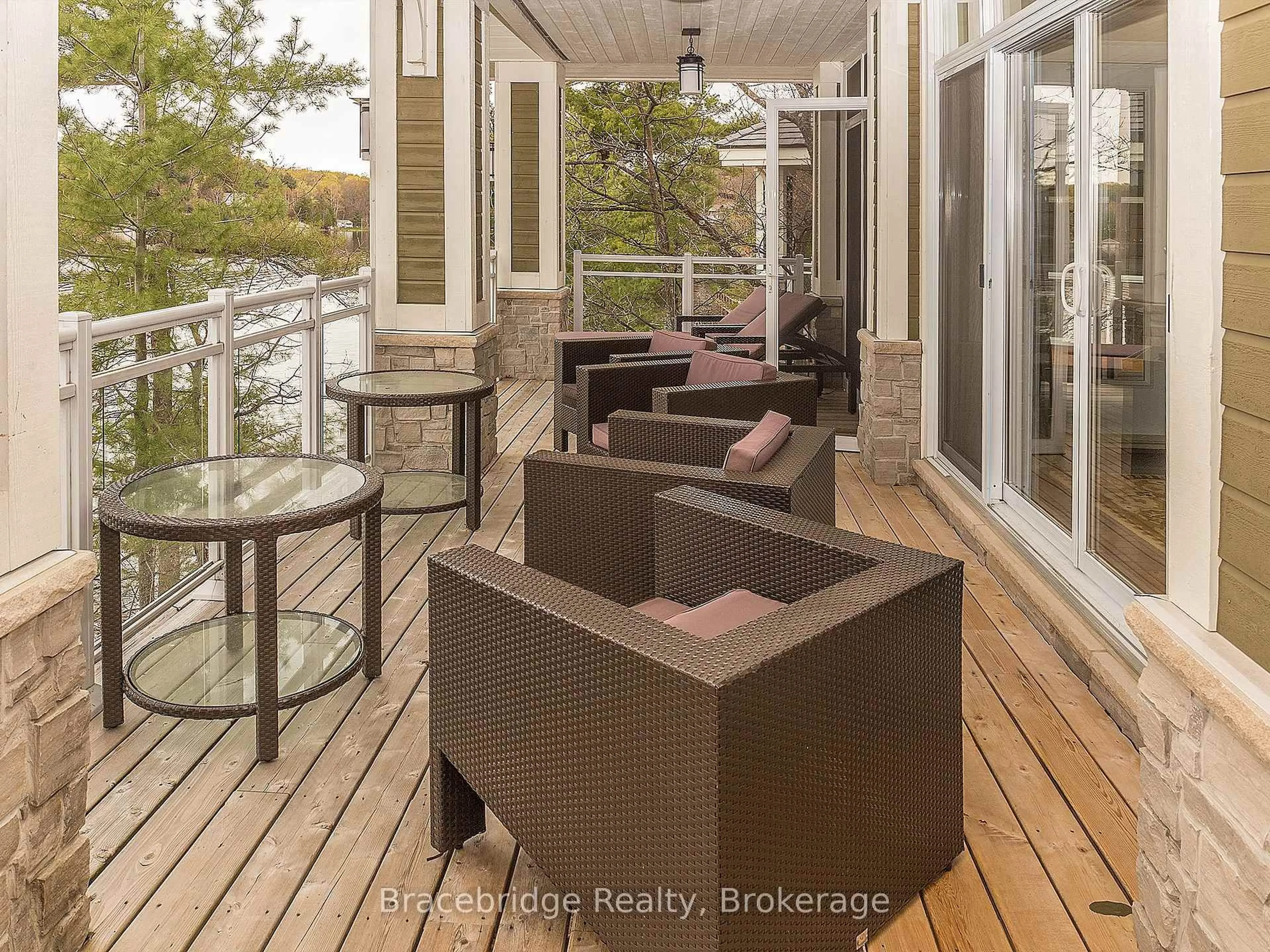 Patio, water/lake/river/ocean view for 1869 Muskoka Rd 118 Highway #B101-B2, Muskoka Lakes Ontario P1L 1W8