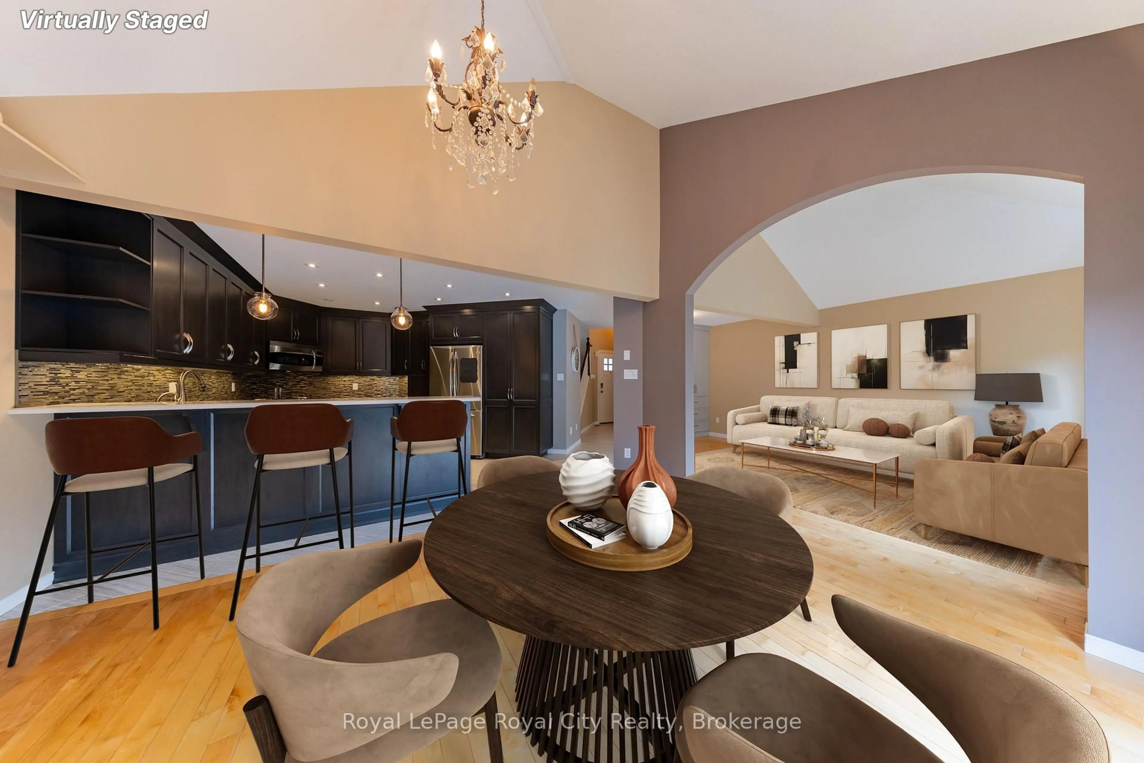 Open concept kitchen, unknown for 12 Burke Crt, Guelph Ontario N1L 1J2