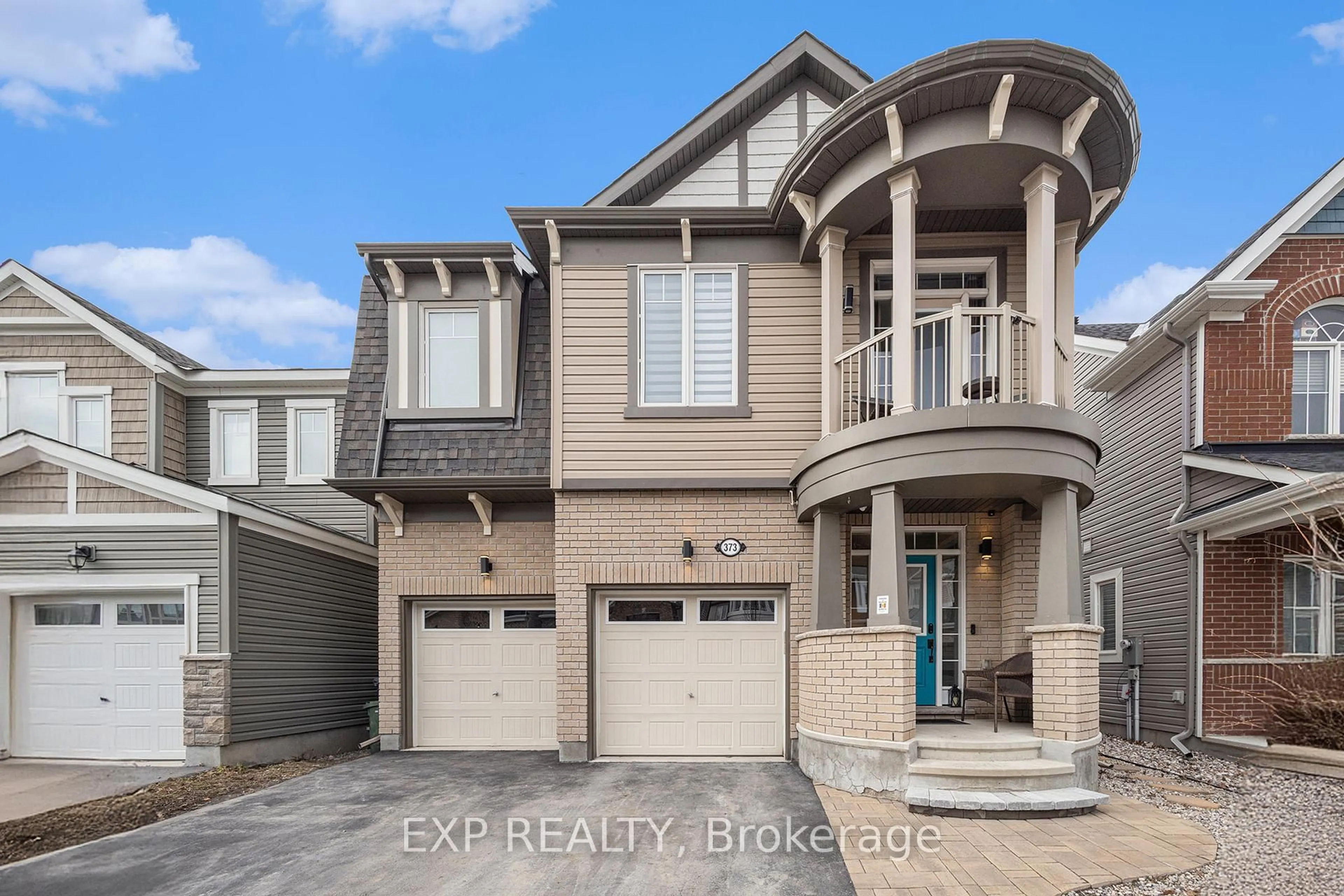 Home with brick exterior material, street for 373 River Landing Ave, Ottawa Ontario K2J 6K6