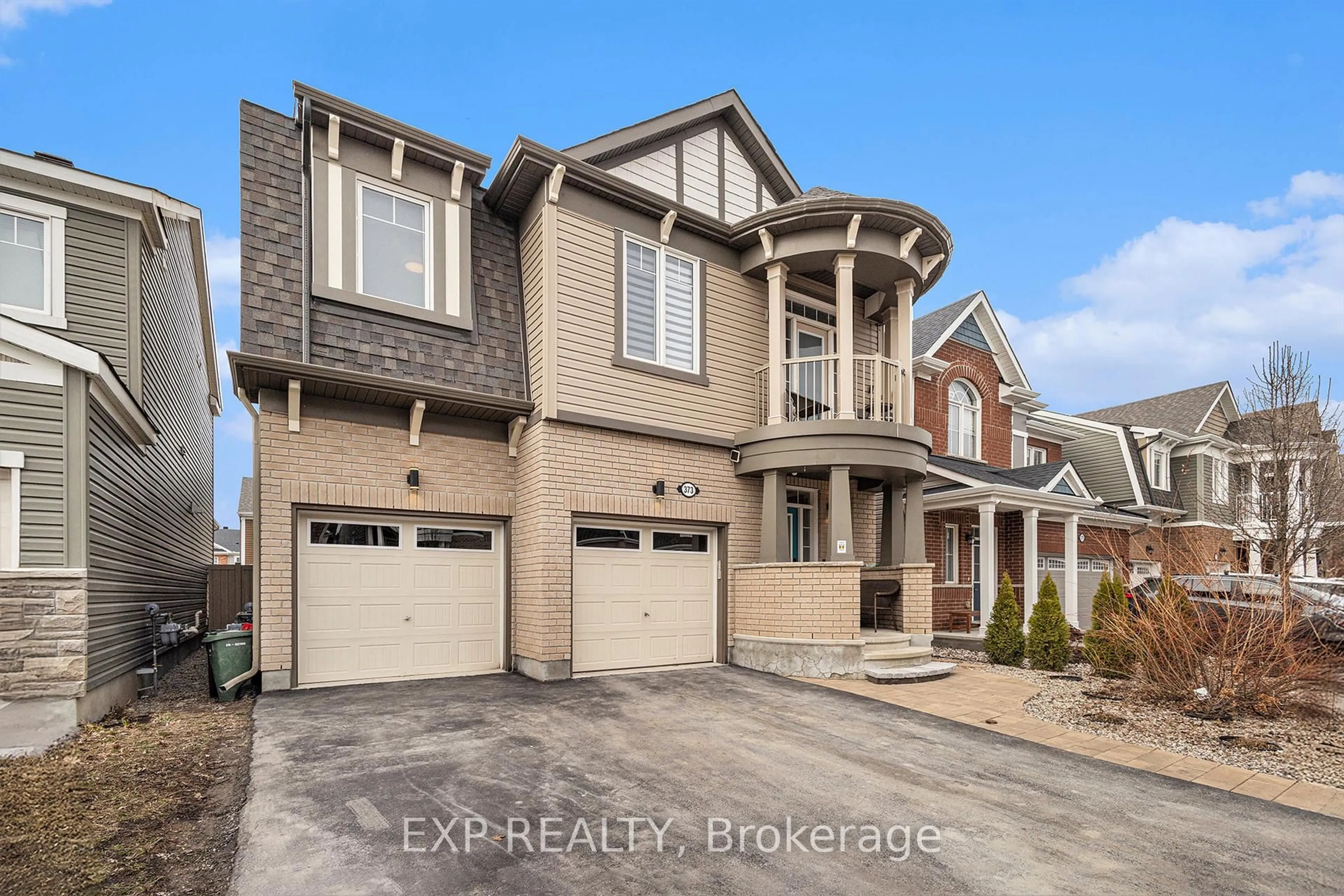 Home with brick exterior material, street for 373 River Landing Ave, Ottawa Ontario K2J 6K6