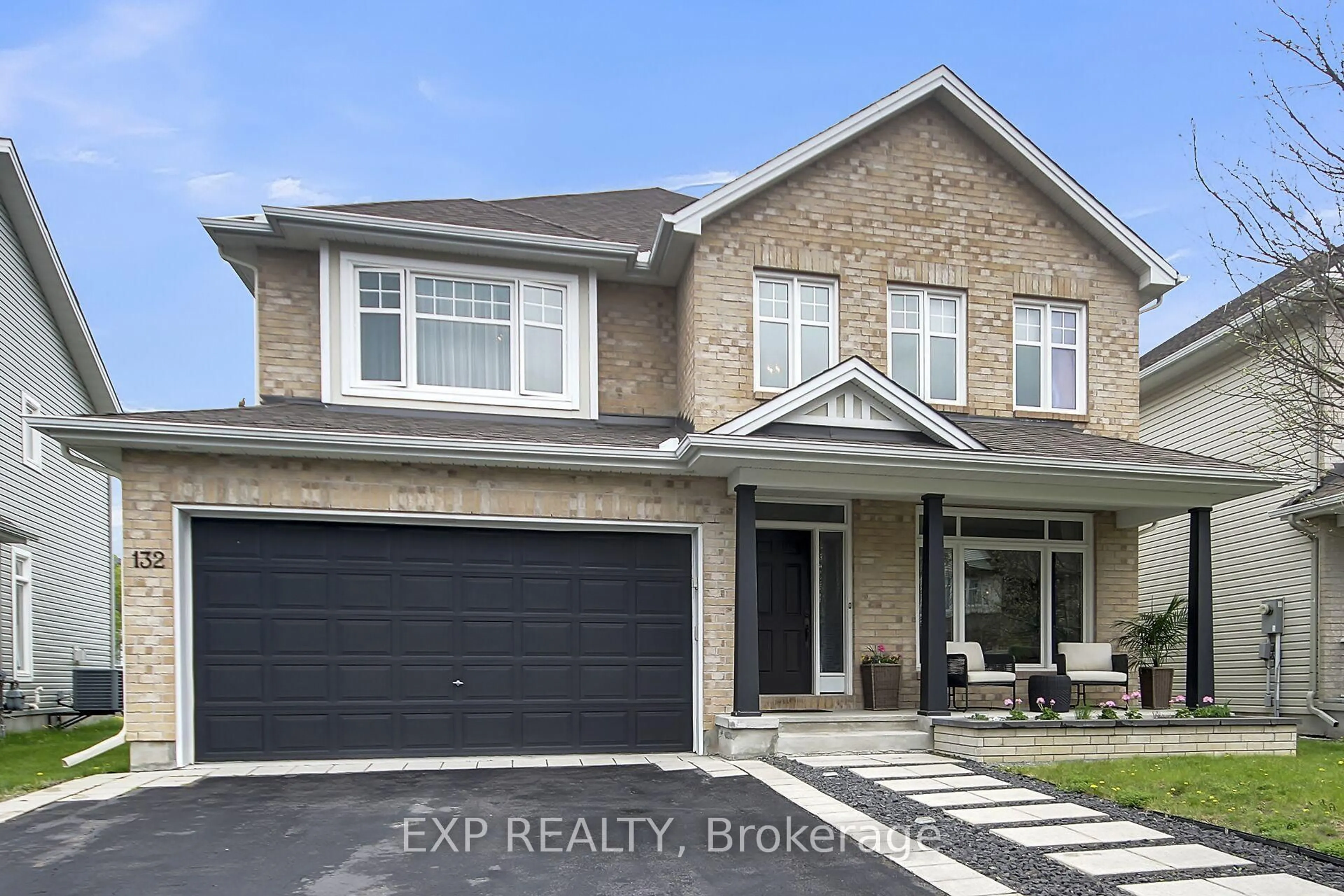 Home with brick exterior material, street for 132 Gracewood Cres, Ottawa Ontario K1T 0J5