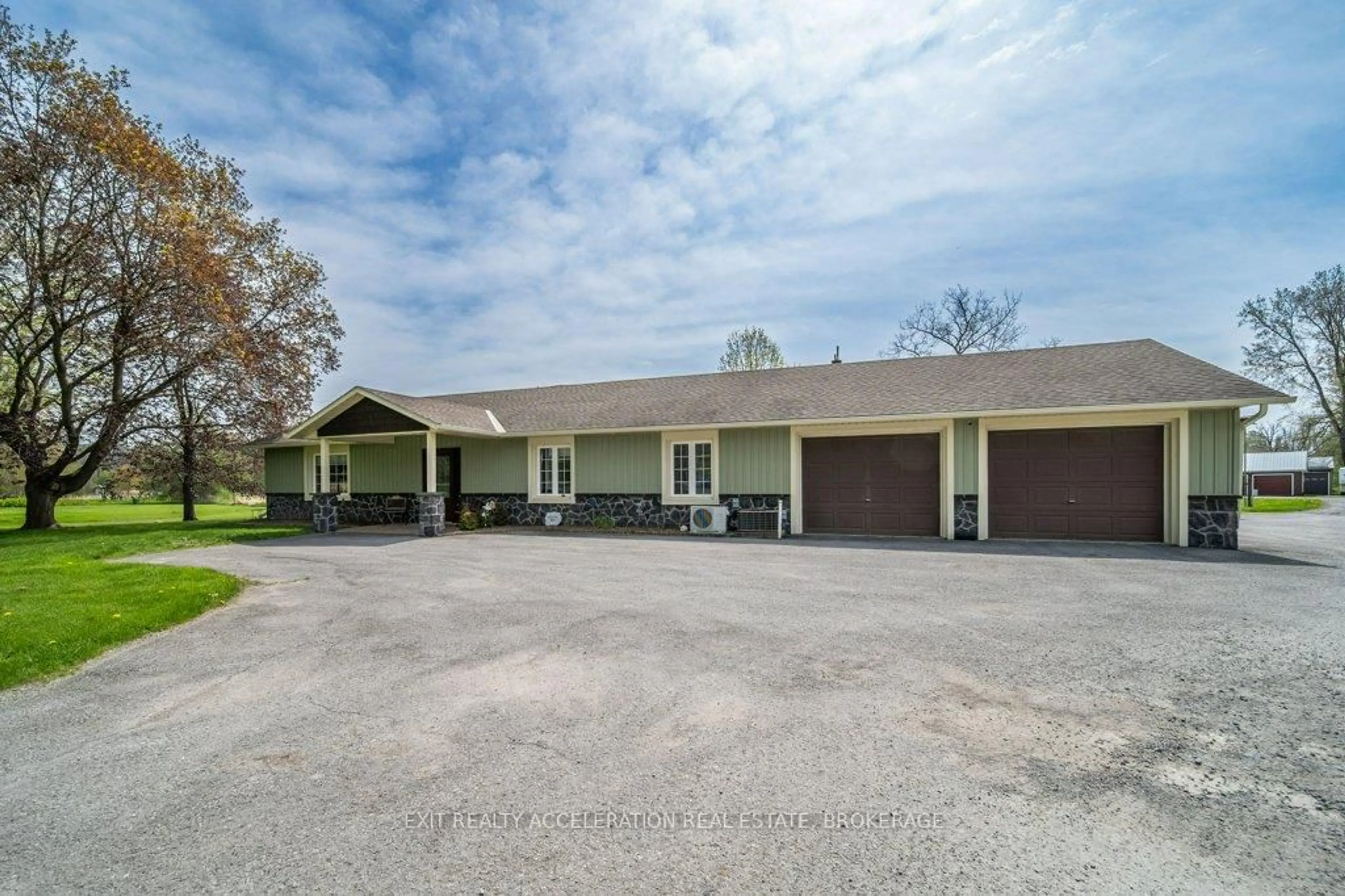 A pic from outside/outdoor area/front of a property/back of a property/a pic from drone, street for 8738 County Road 2 N/A, Greater Napanee Ontario K7R 3L1