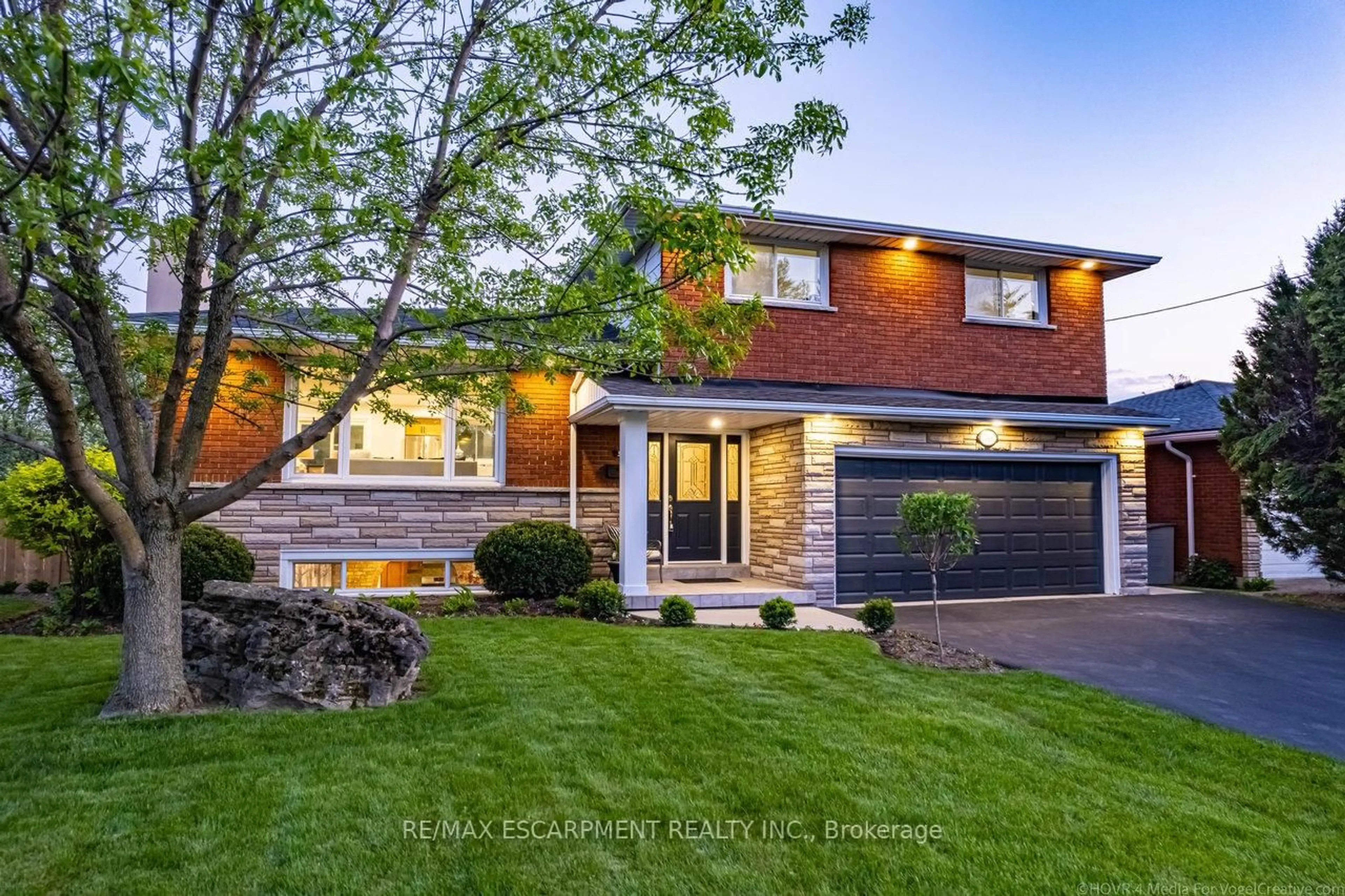 Home with brick exterior material, street for 30 Donlea Dr, Hamilton Ontario L8T 1K3
